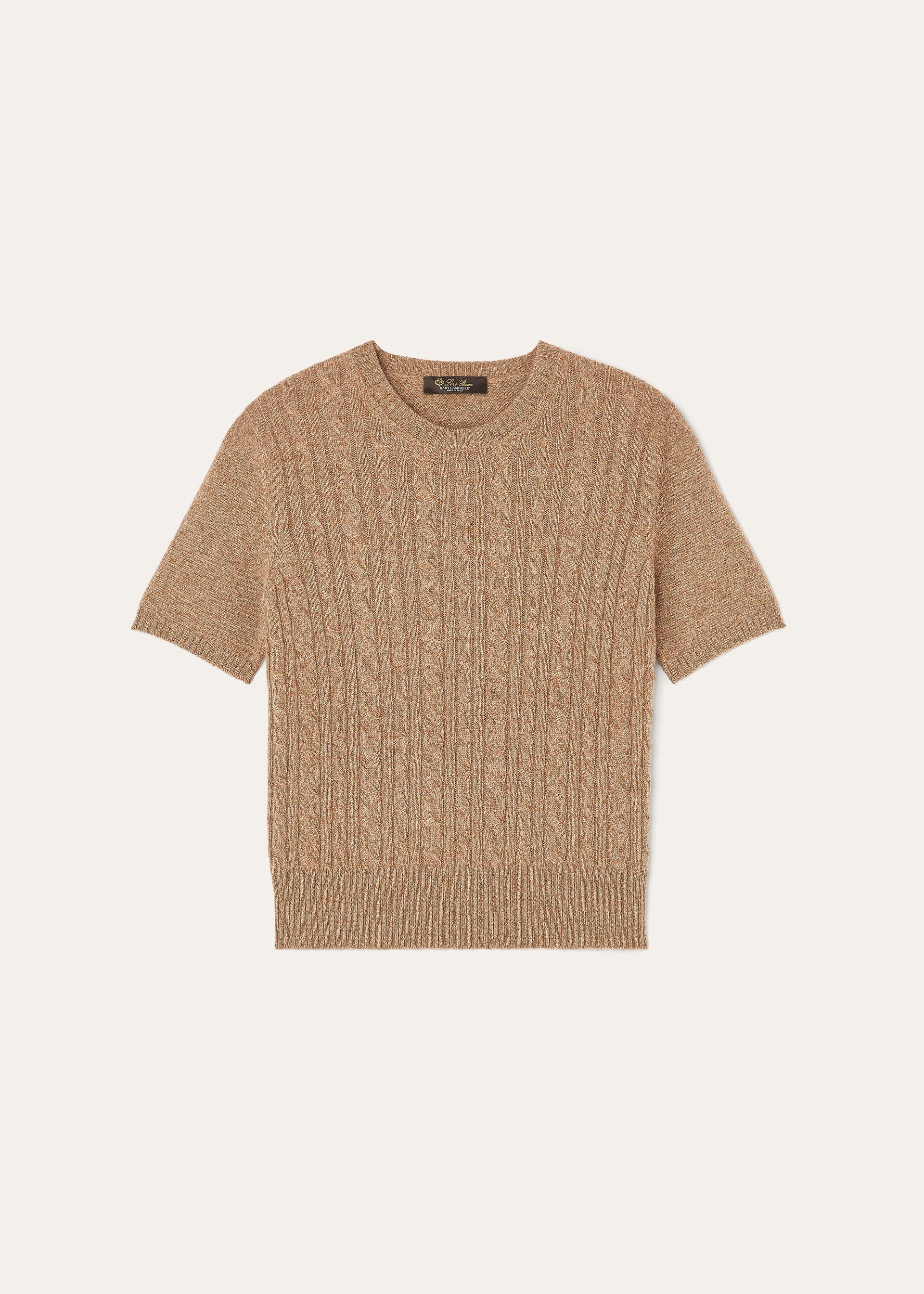 Treccia Crewneck - GOLDEN WHEAT-GINGERBREAD GOLD