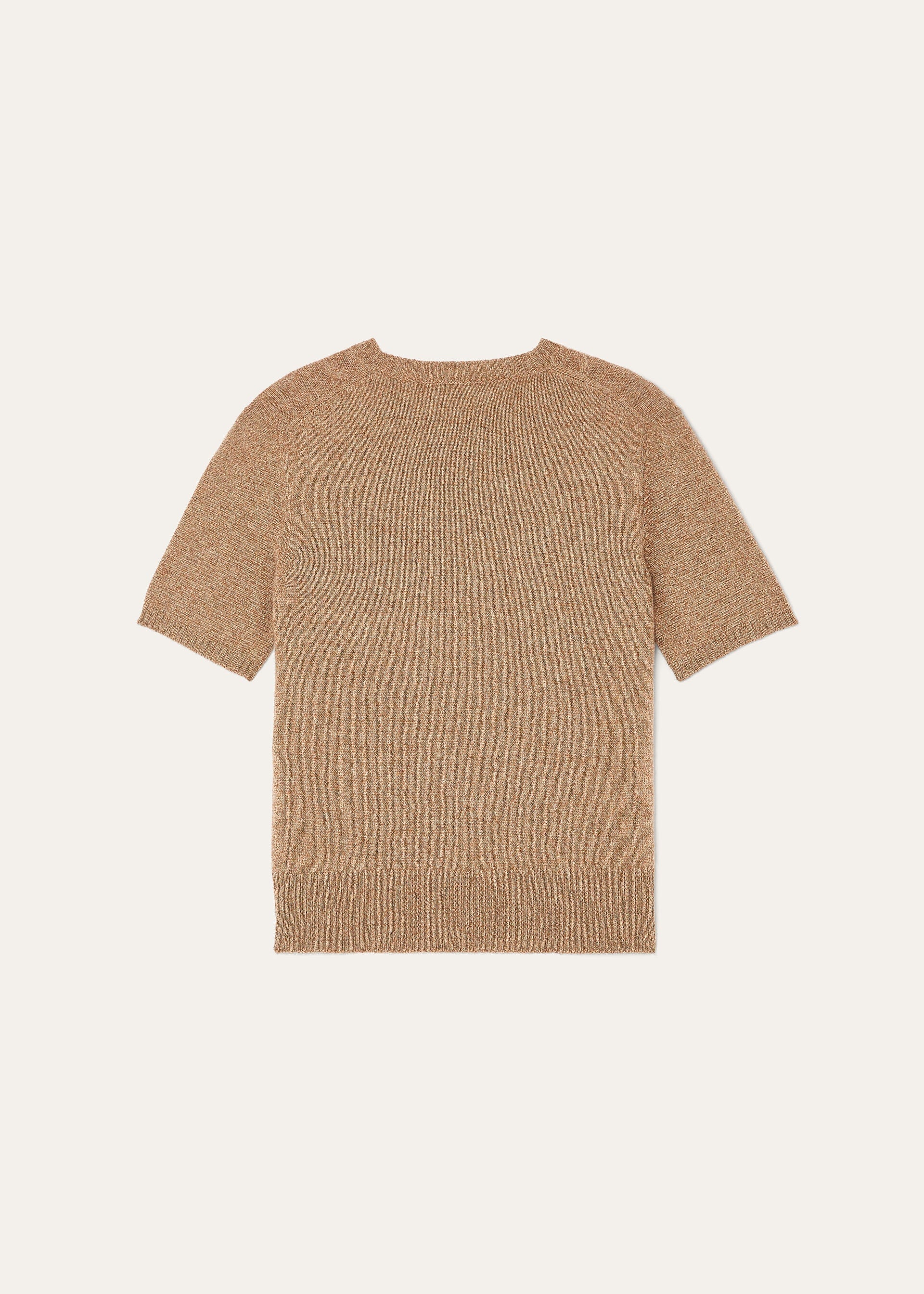 Treccia Crewneck - GOLDEN WHEAT-GINGERBREAD GOLD