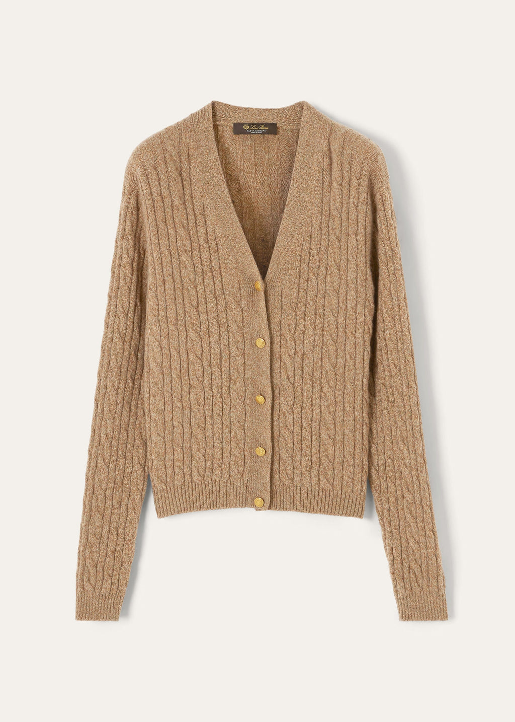 Treccia Cardigan - GOLDEN WHEAT-GINGERBREAD GOLD