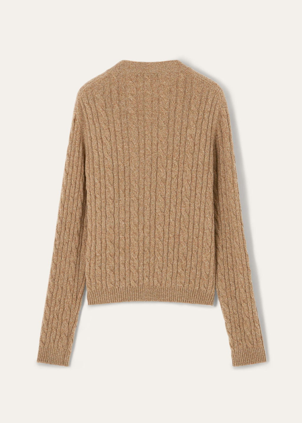 Treccia Cardigan - GOLDEN WHEAT-GINGERBREAD GOLD