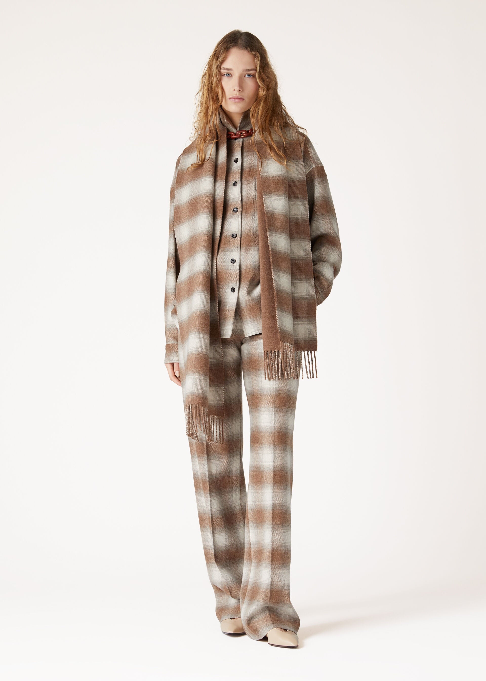 Jenna Overshirt - Light Camel/Ancient Paper