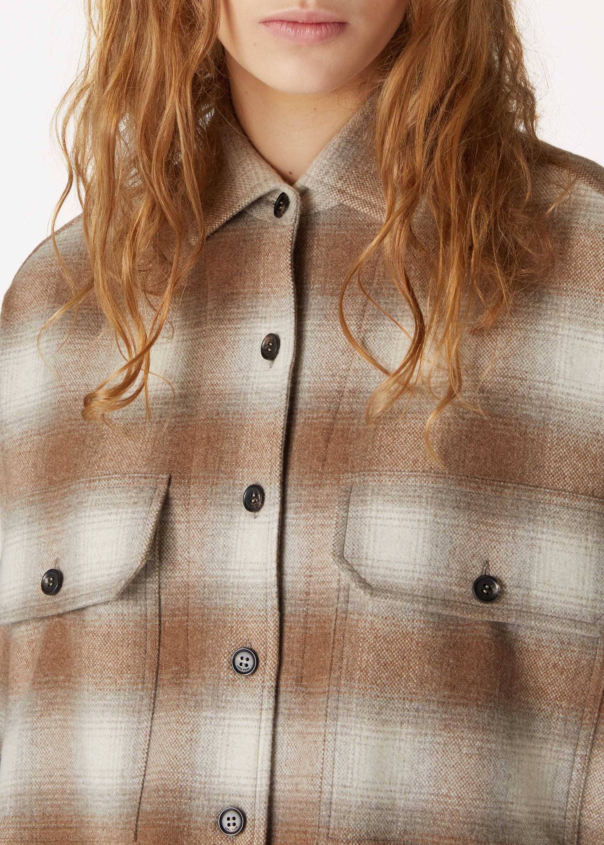 Jenna Overshirt - Light Camel/Ancient Paper