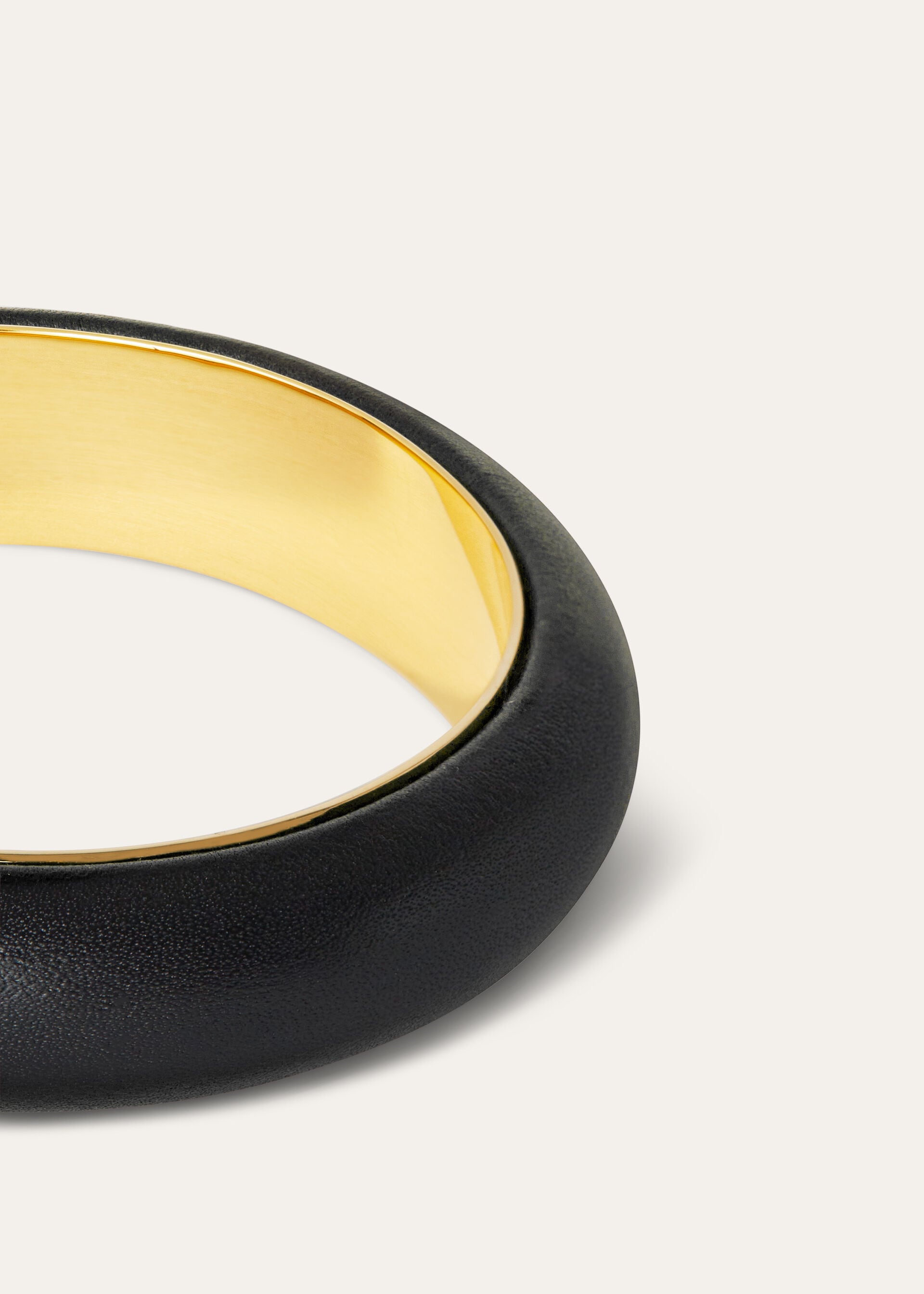 Duo Bangle Bracelet - Black/Jewel Sun Gold