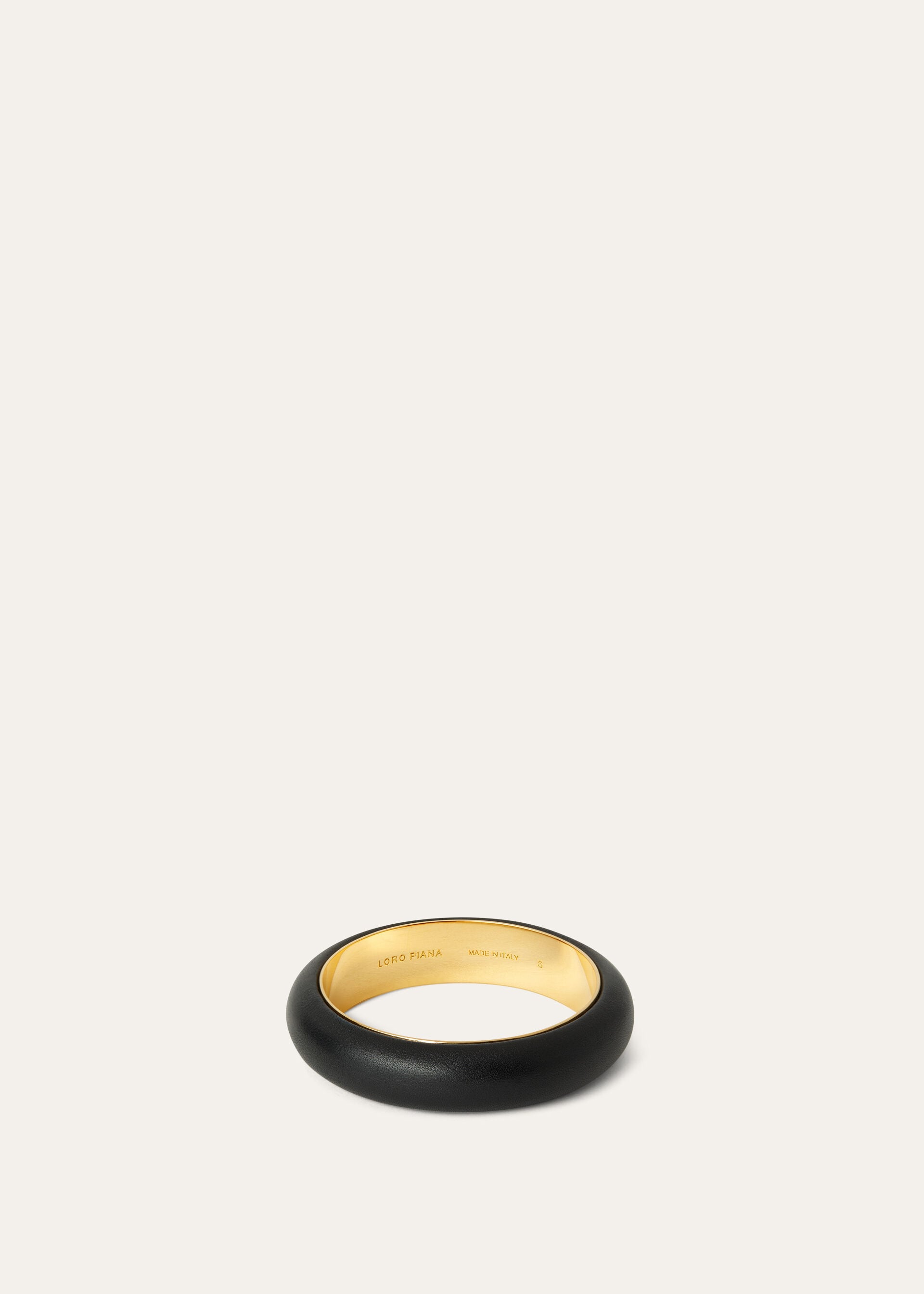 Duo Bangle Bracelet - Black/Jewel Sun Gold