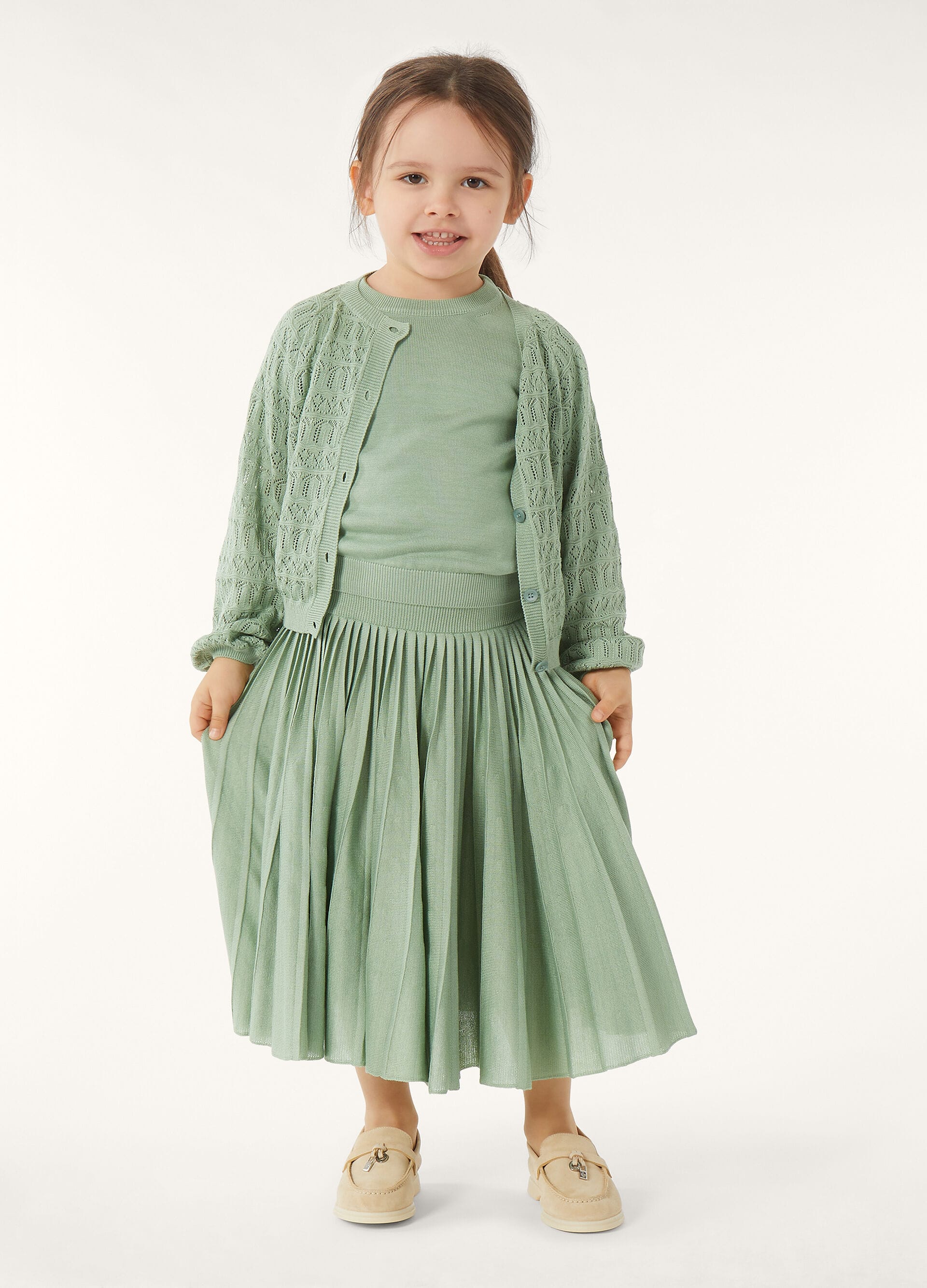 Kid's Jolie Skirt - Jade Green