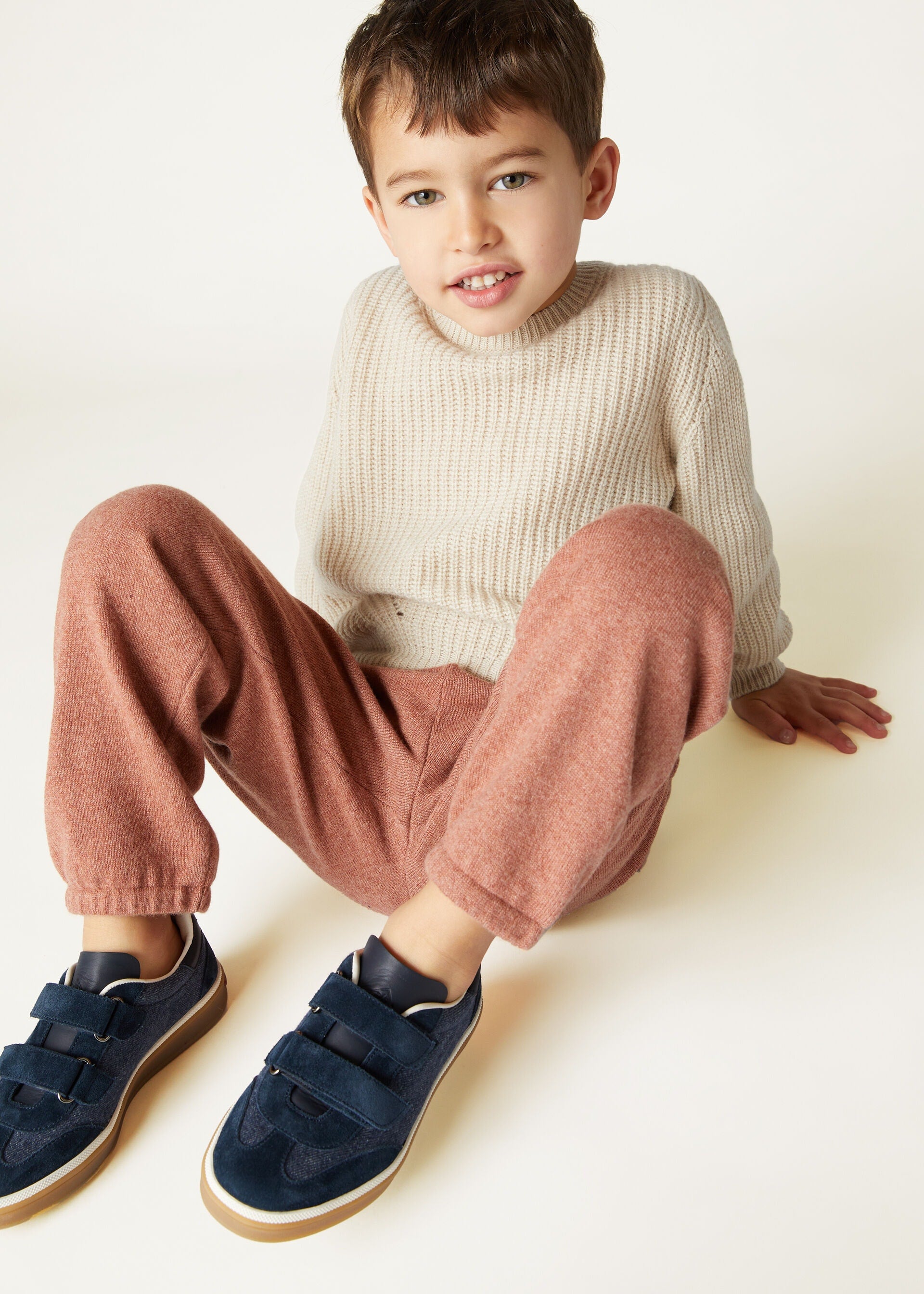 Kid's Happiness Crewneck - Ancient Papyrus