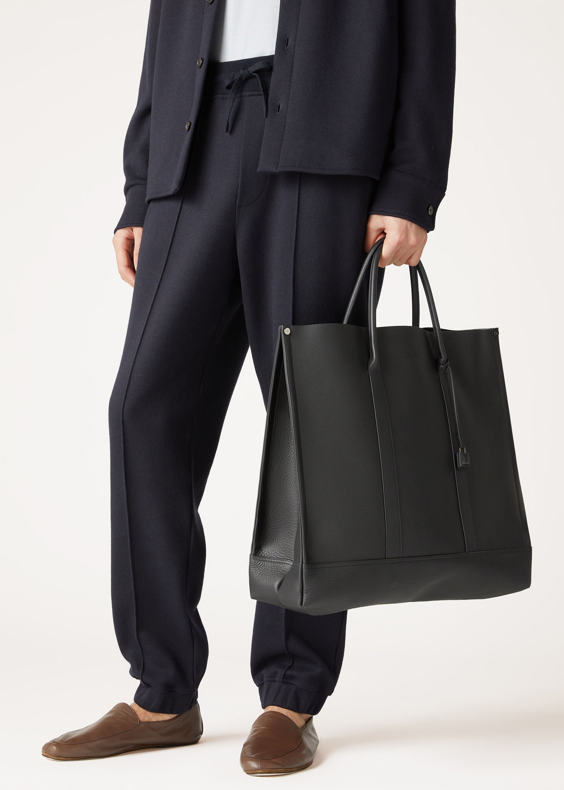 Large Beam tote - Black/Onyx