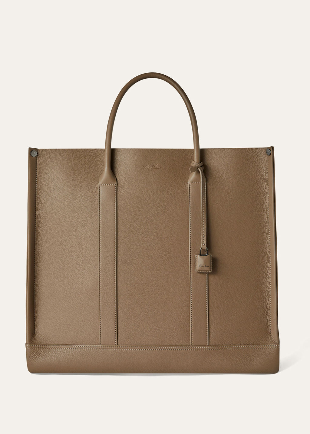 Large Beam tote - Warm Mastic/Onyx