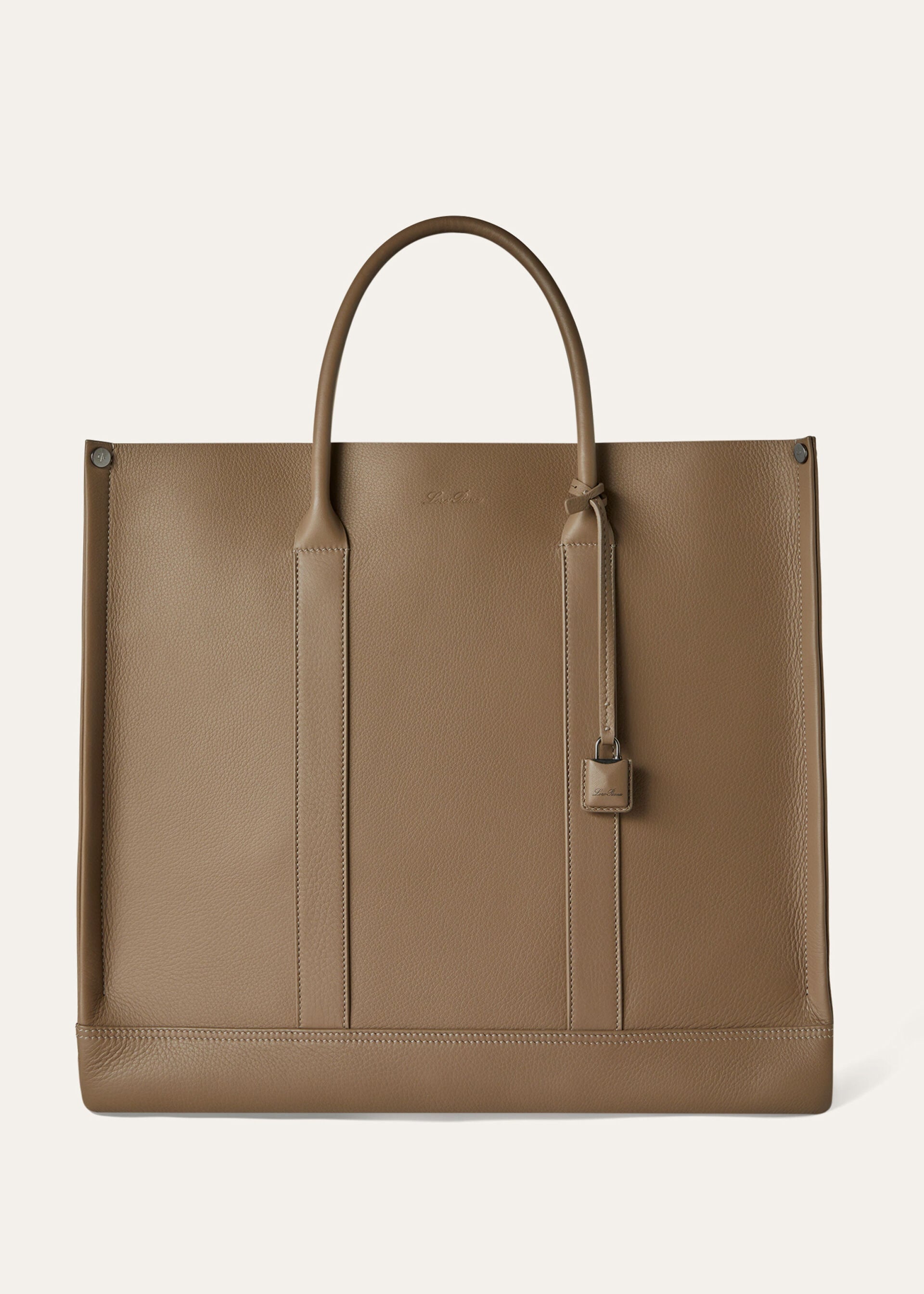 Large Beam tote - Warm Mastic/Onyx