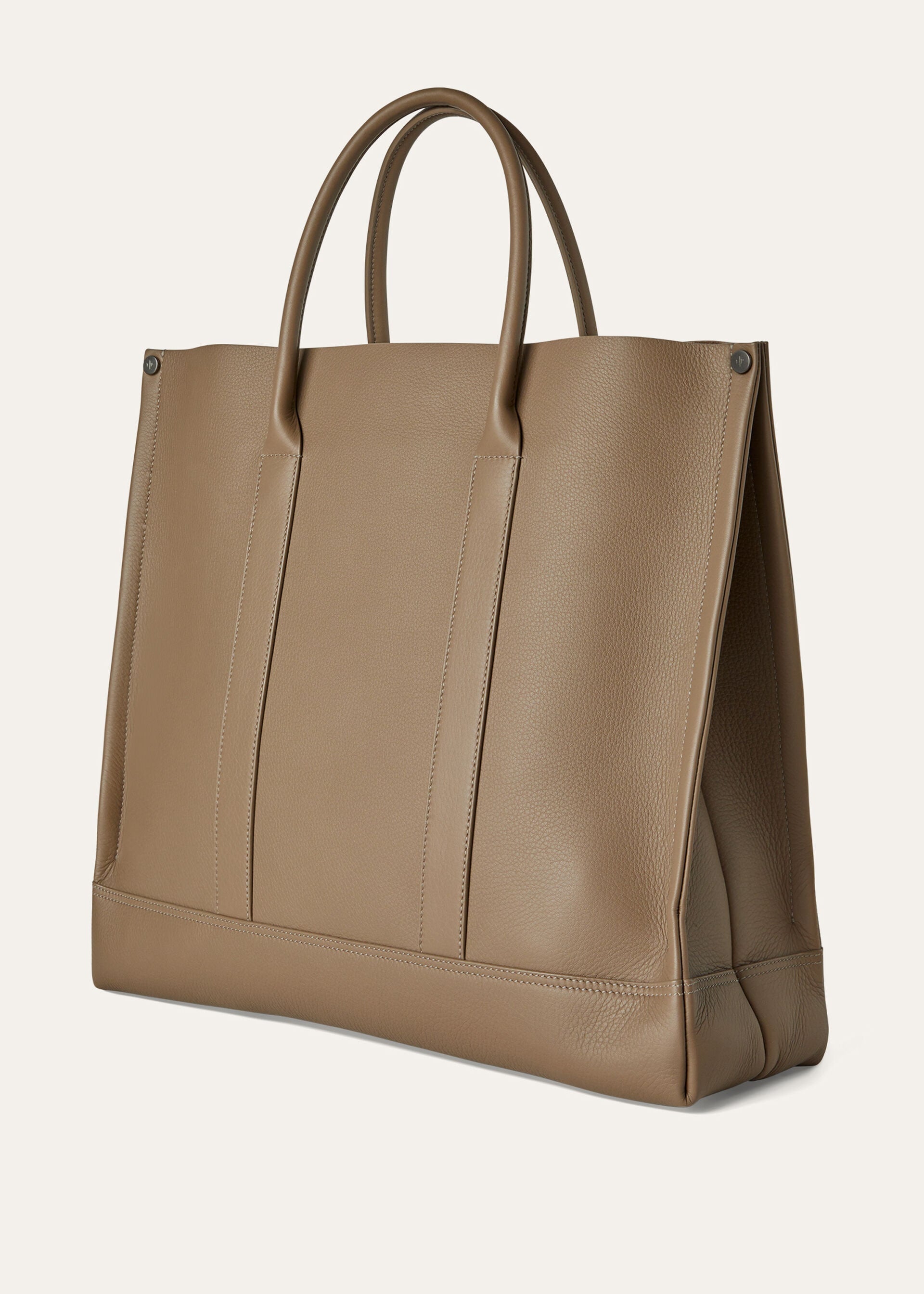 Large Beam tote - Warm Mastic/Onyx