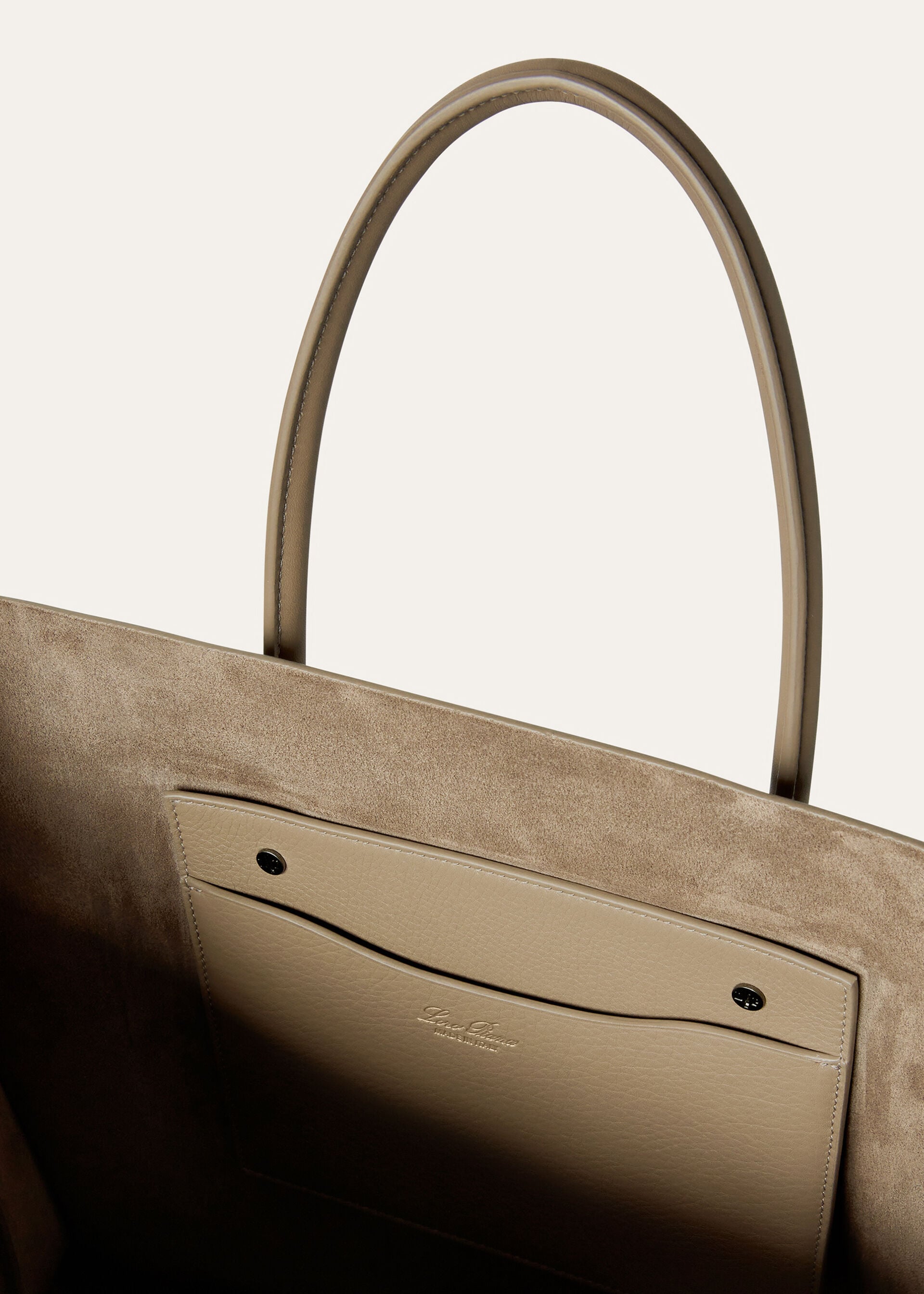 Large Beam tote - Warm Mastic/Onyx