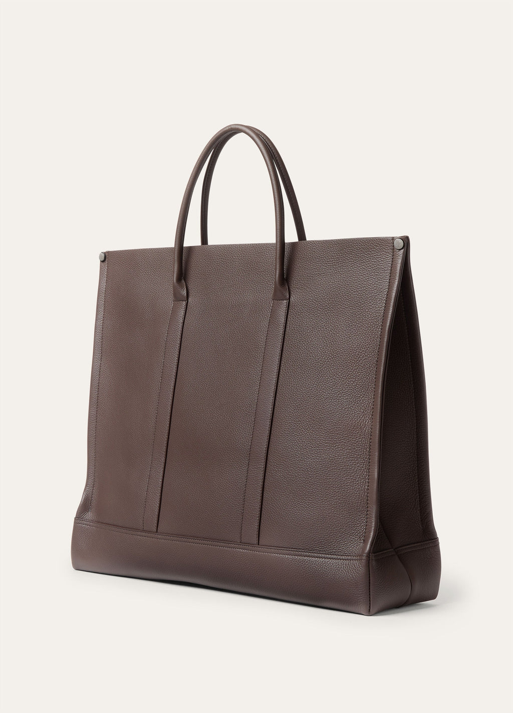 Large Beam tote - Dark Chocolate Licorice/Onyx