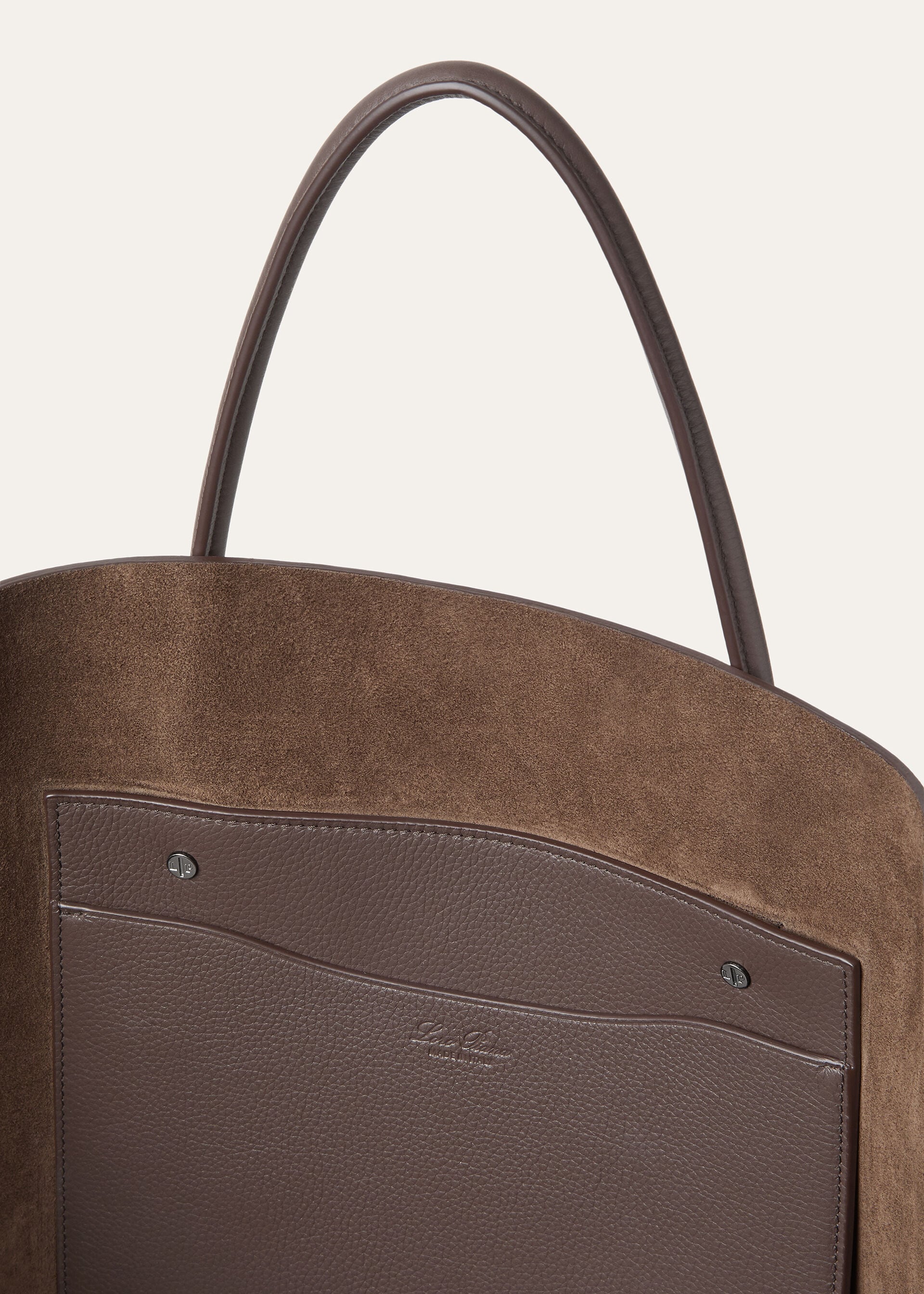 Large Beam tote - Dark Chocolate Licorice/Onyx