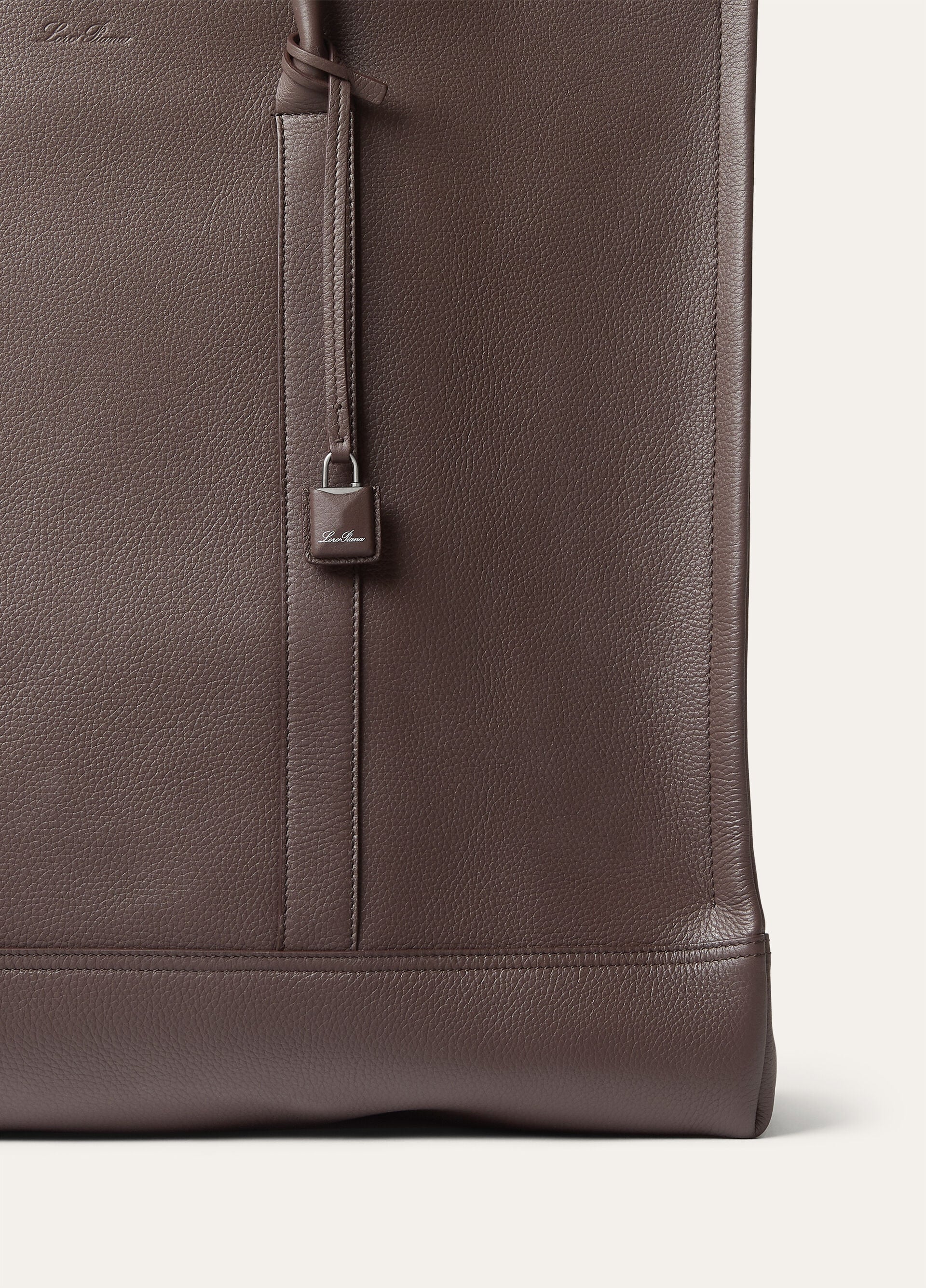 Large Beam tote - Dark Chocolate Licorice/Onyx