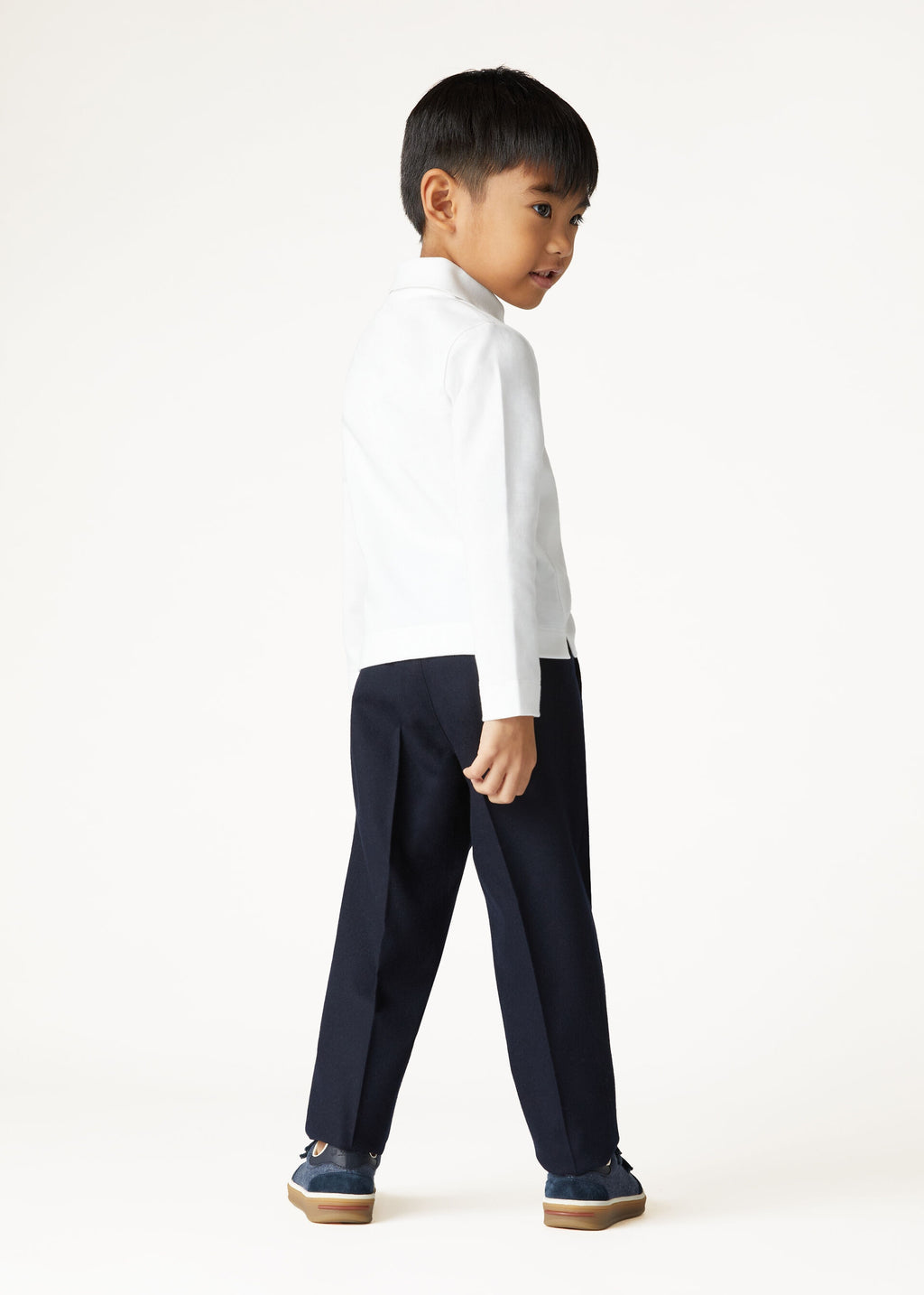 Kid's My-T Polo - Optical White