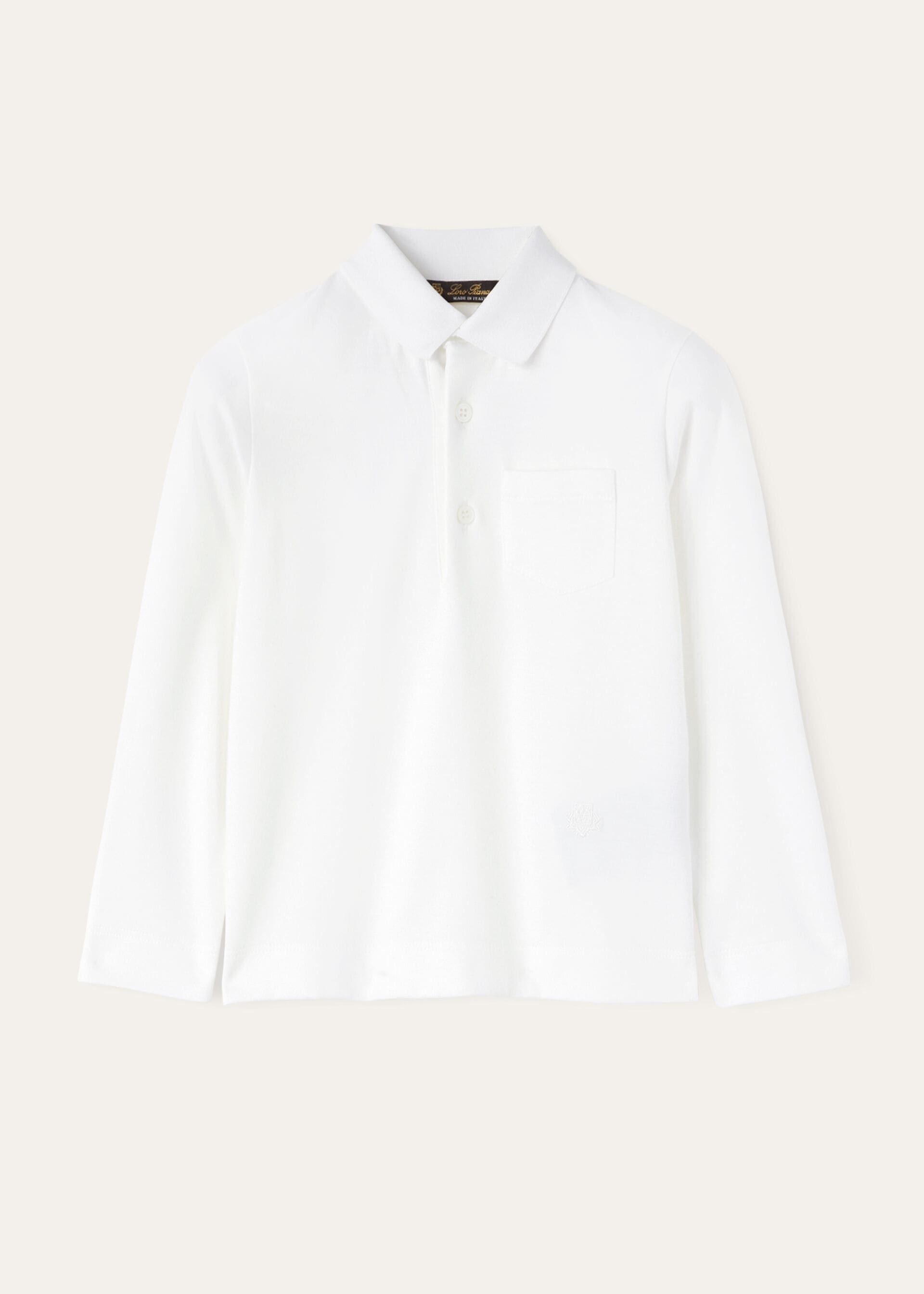 Kid's My-T Polo - Optical White