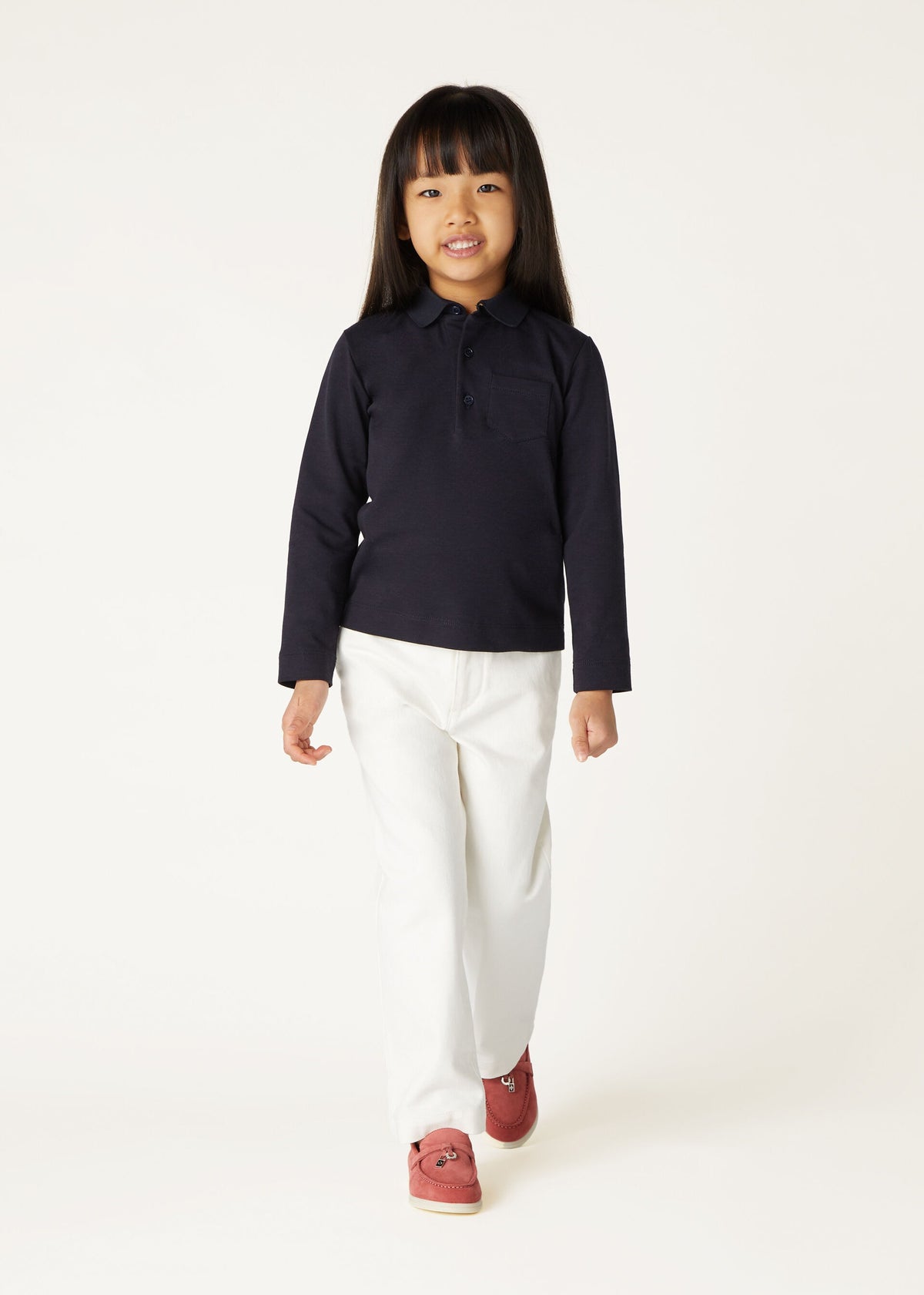 Kid's My-T Polo - Navy Blue