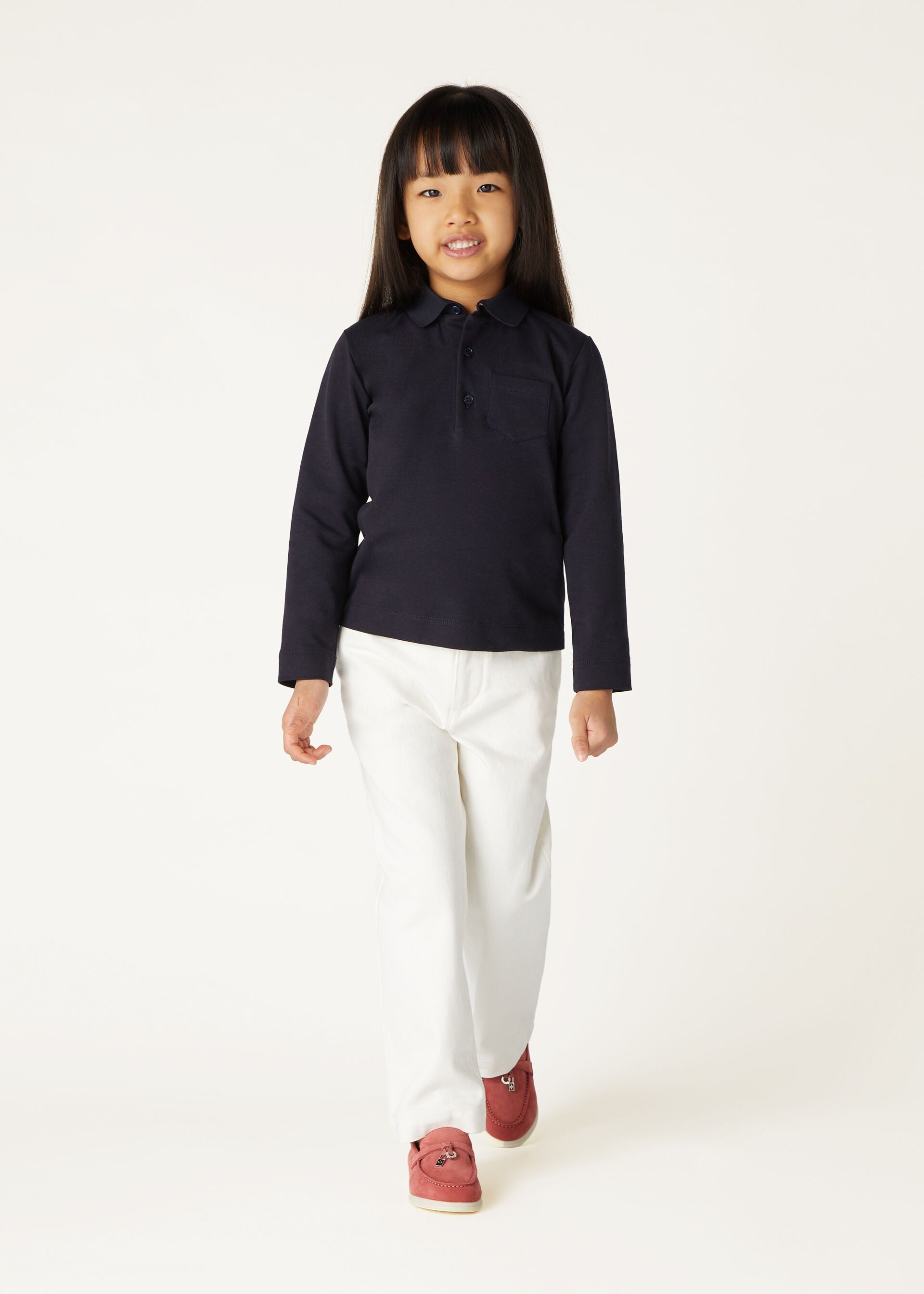 Kid's My-T Polo - Navy Blue