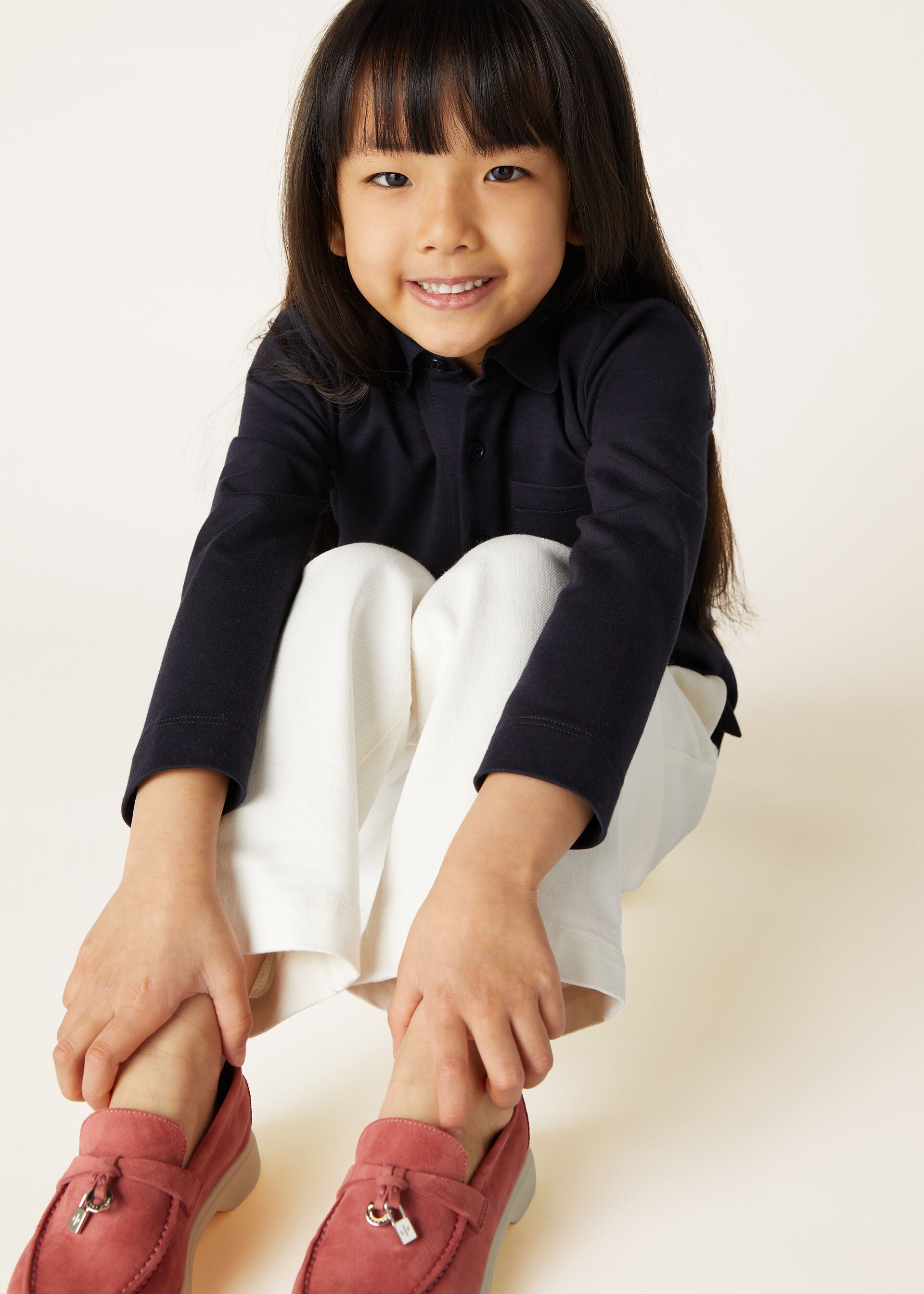 Kid's My-T Polo - Navy Blue