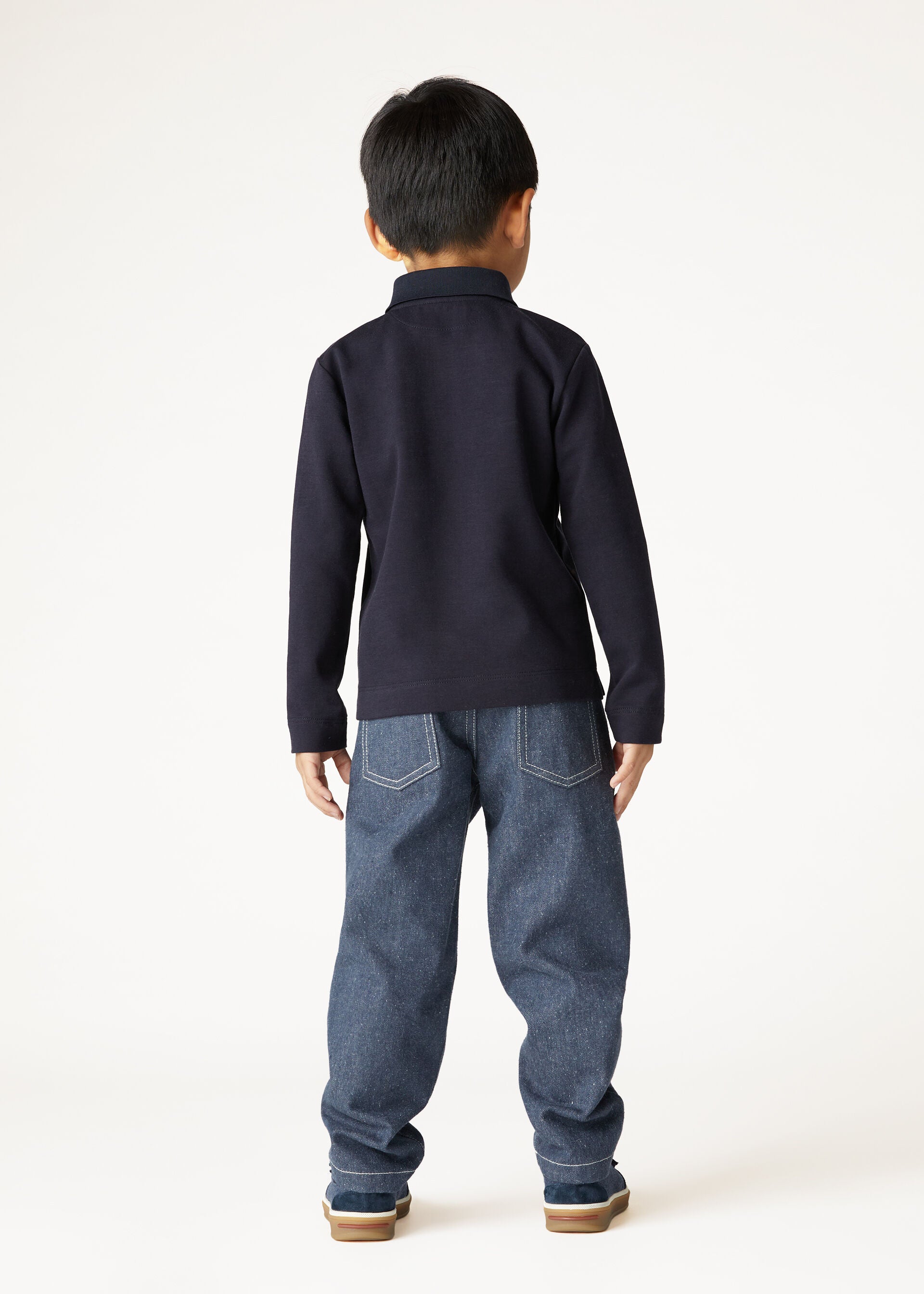 Kid's My-T Polo - Navy Blue