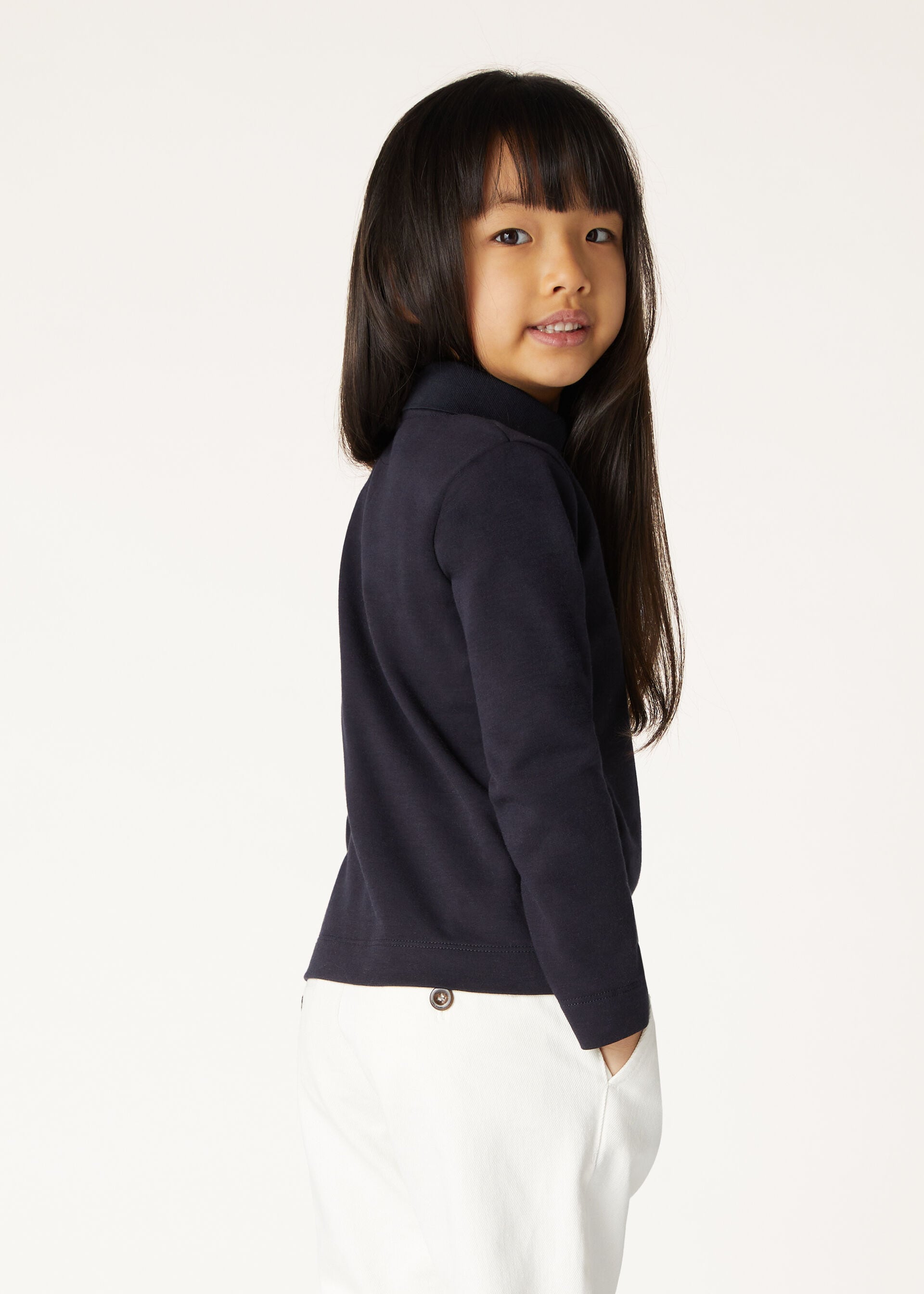 Kid's My-T Polo - Navy Blue