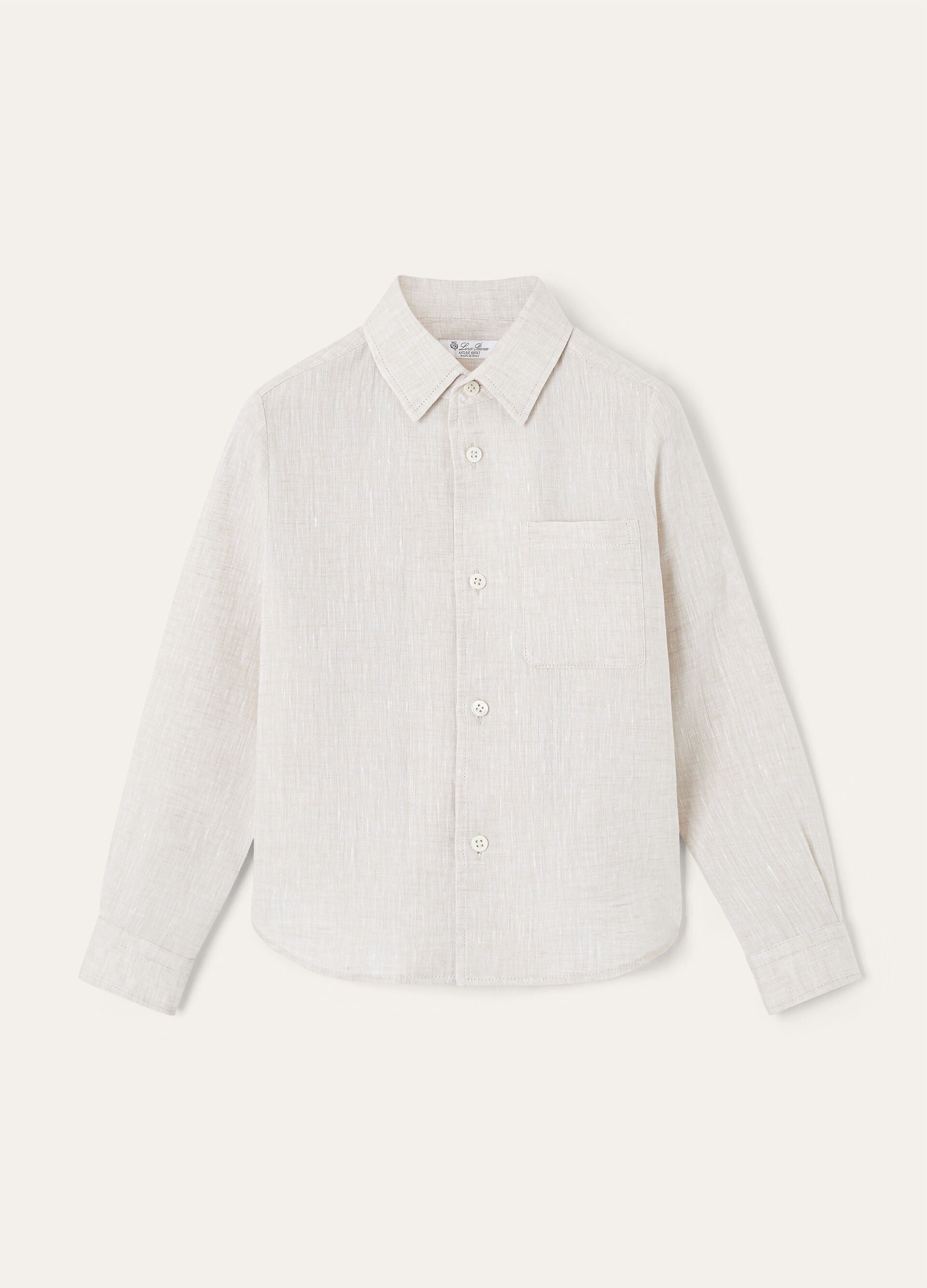 Kid's André Shirt - Pelican Gray