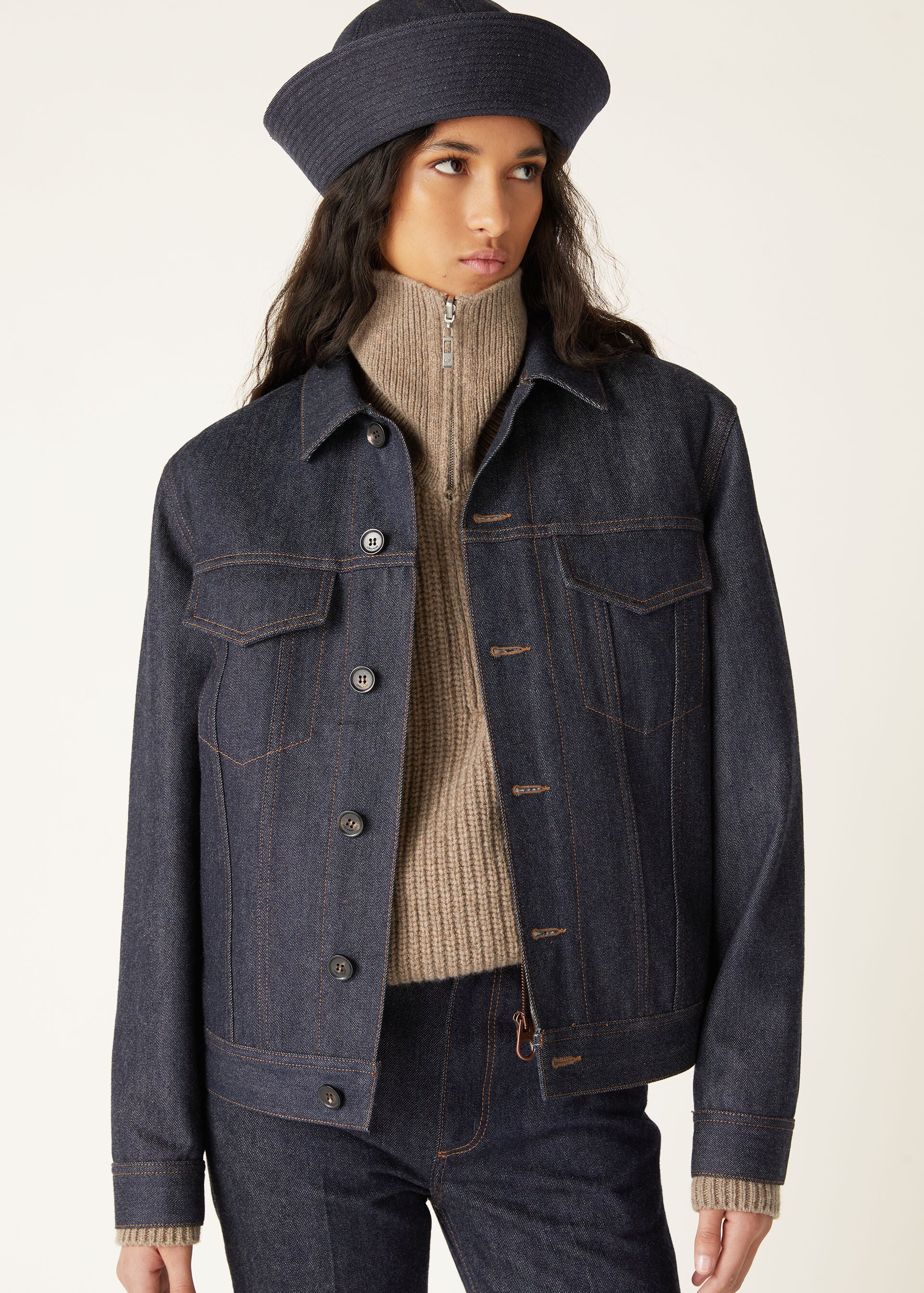 Kea Trucker Jacket - Shadow Blue