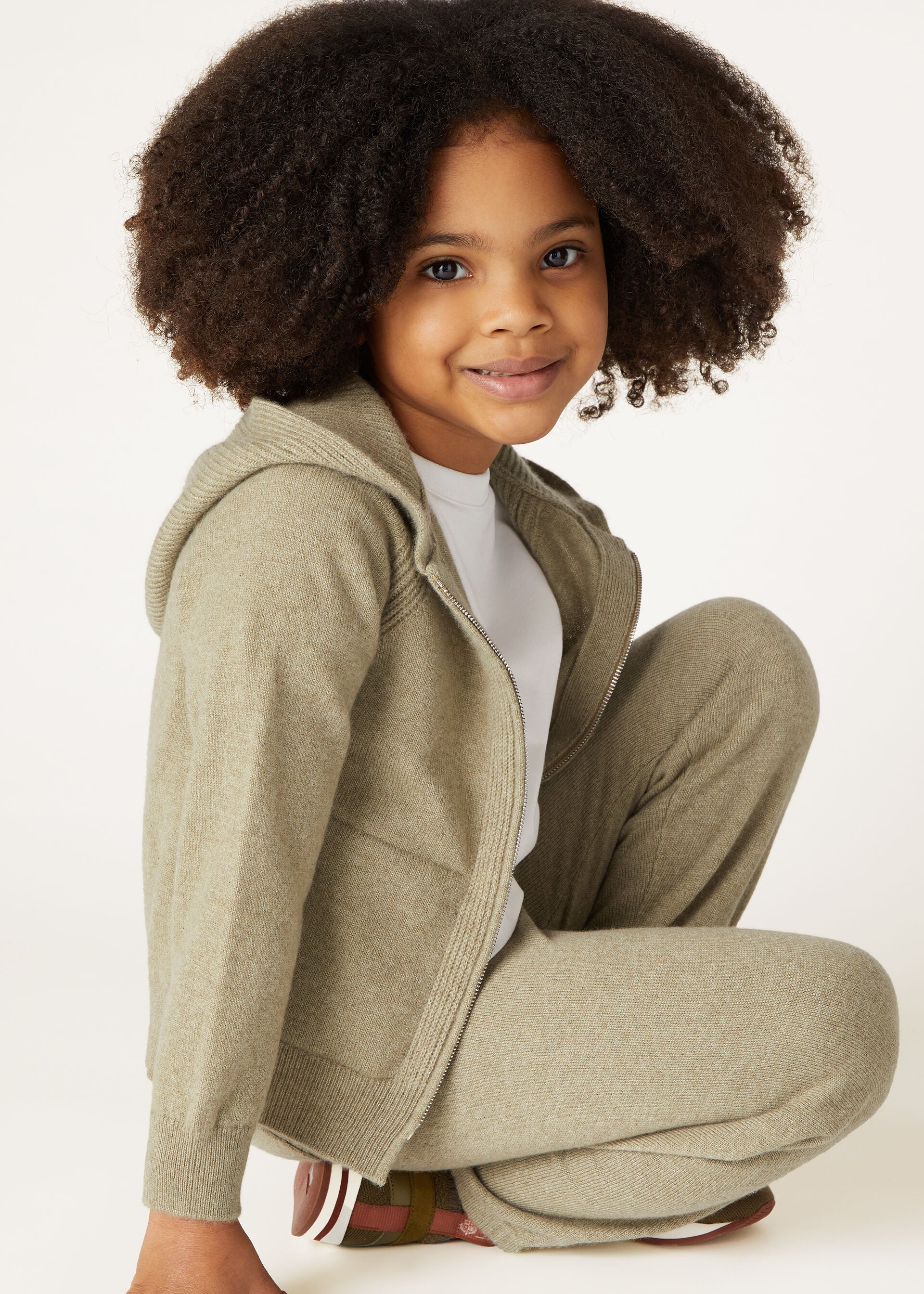 Kid's Merano Bomber Jacket - Coriander Seeds Melange