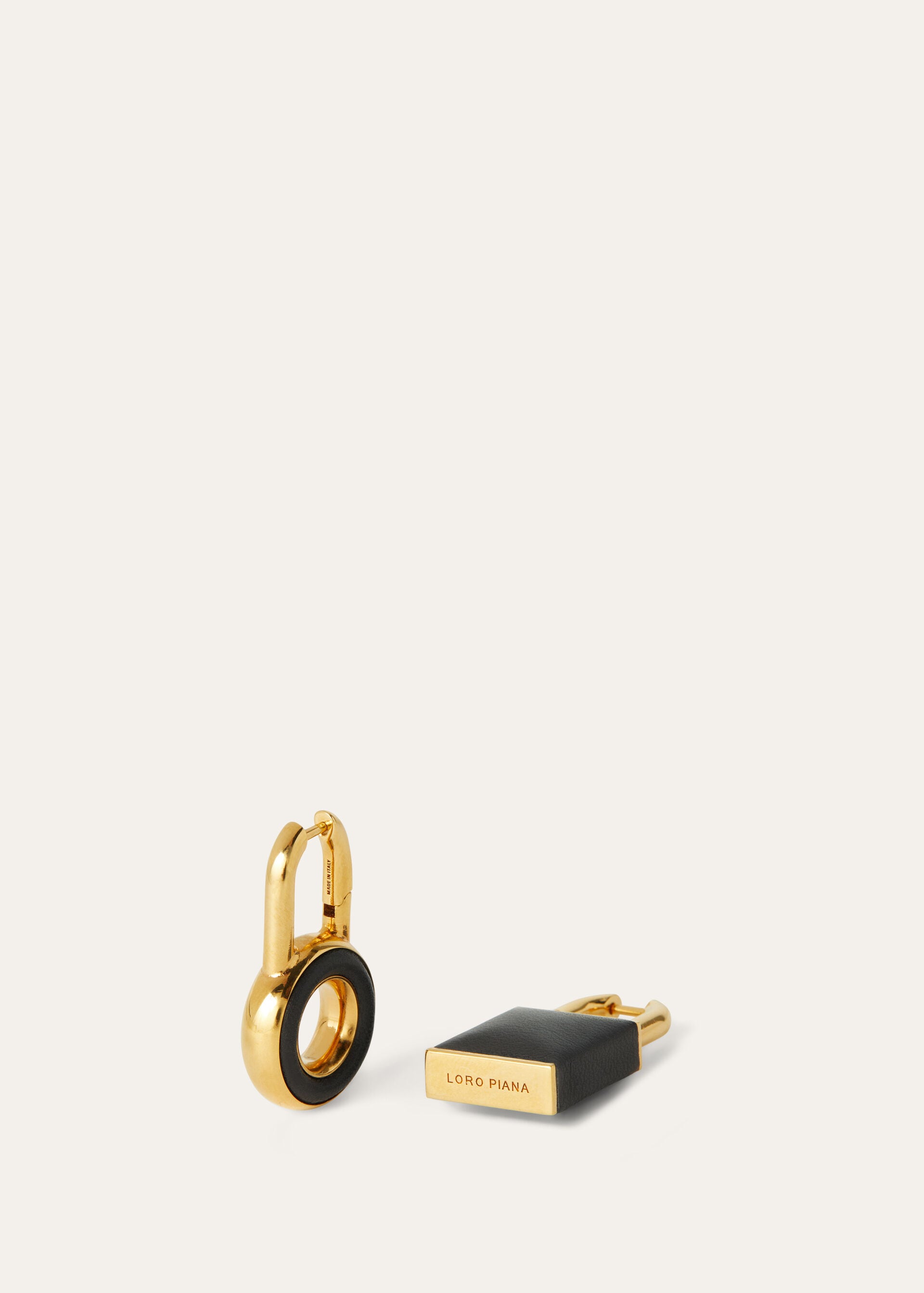 Charm Earrings - Black/Jewel Sun Gold