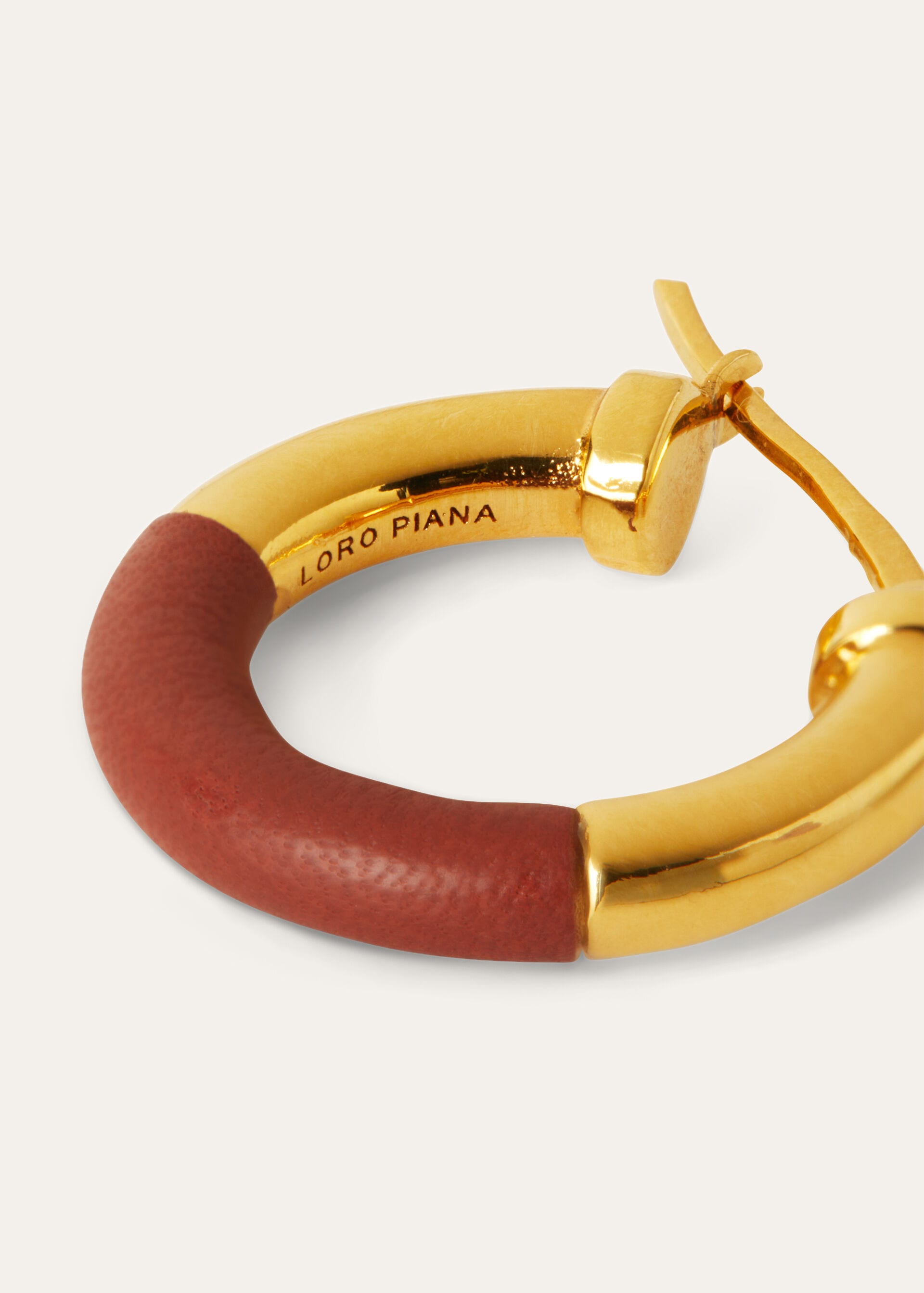 Duo Hoop Earrings - Deep Kummel/Jewel Sun Gold