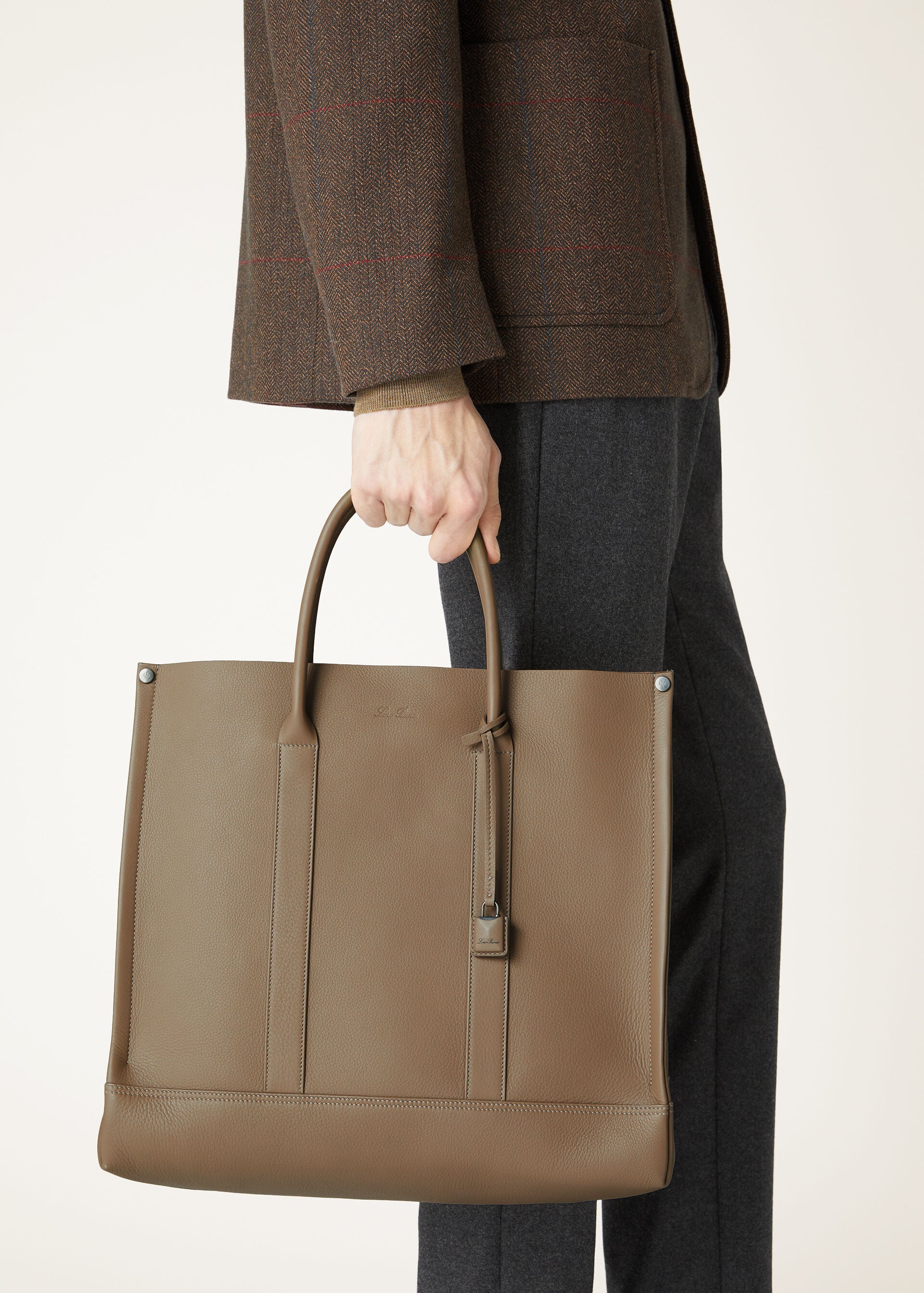 Small Beam tote - Warm Mastic/Onyx