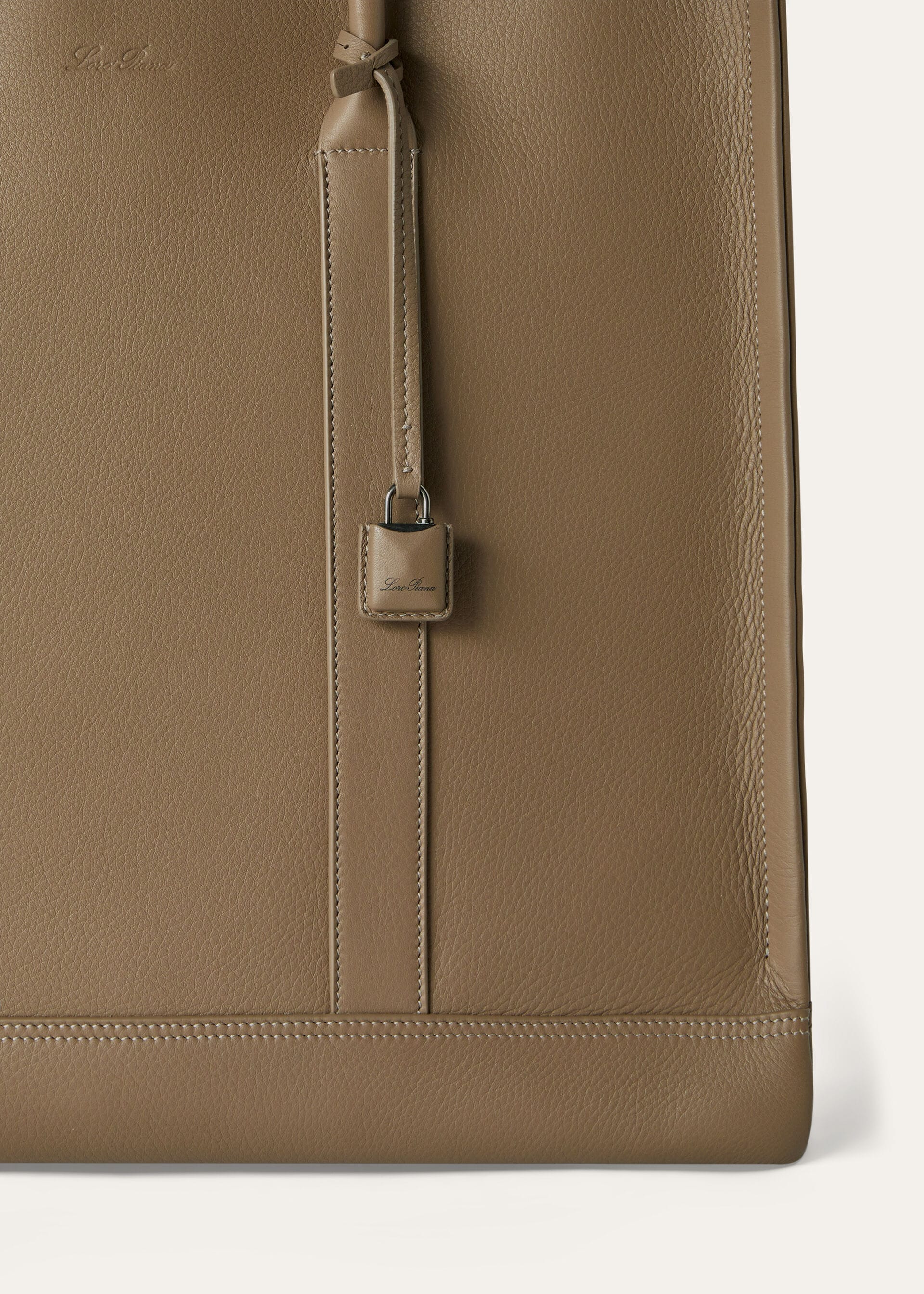 Small Beam tote - Warm Mastic/Onyx