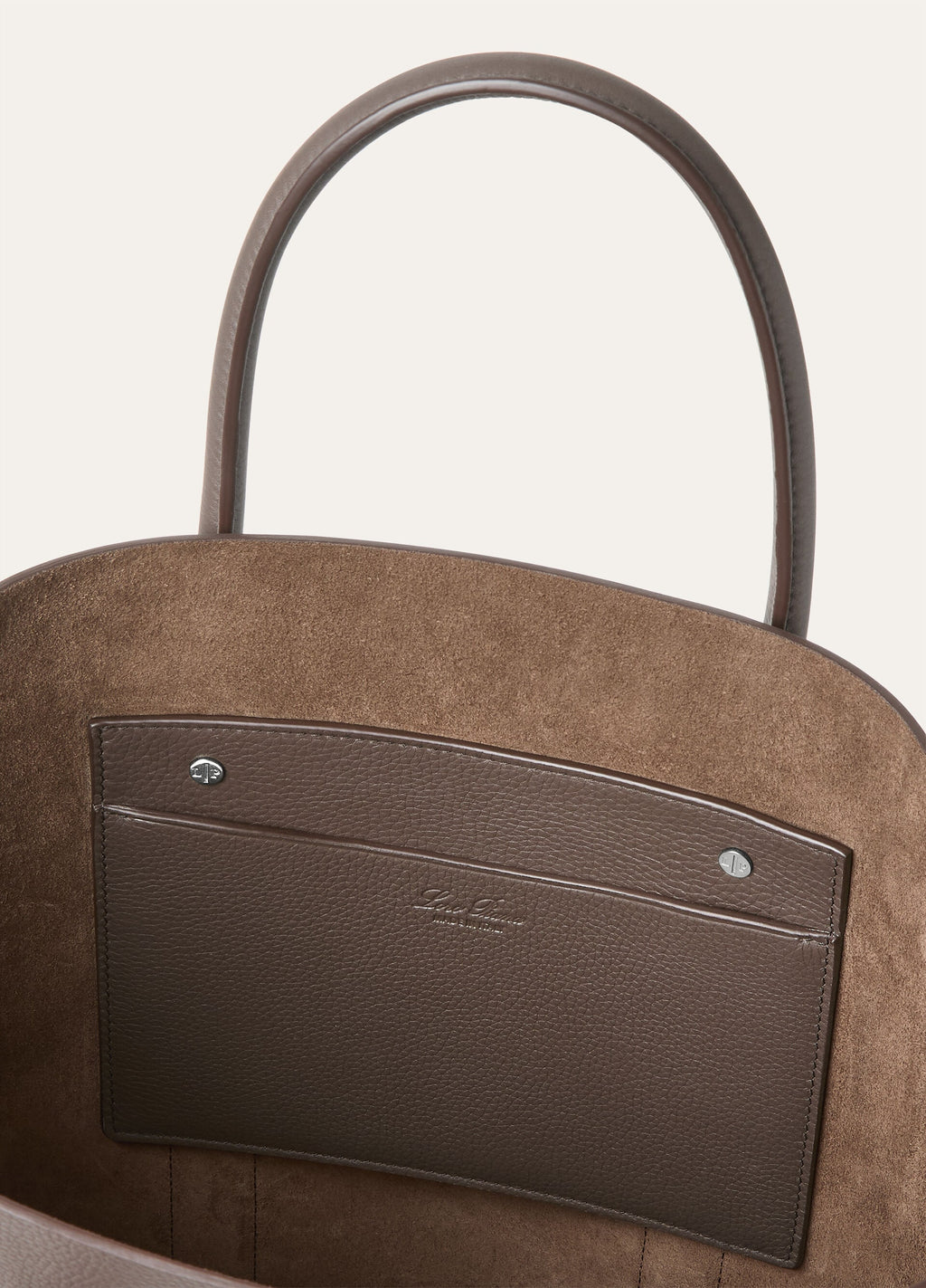 Small Beam tote - Dark Chocolate Licorice/Onyx