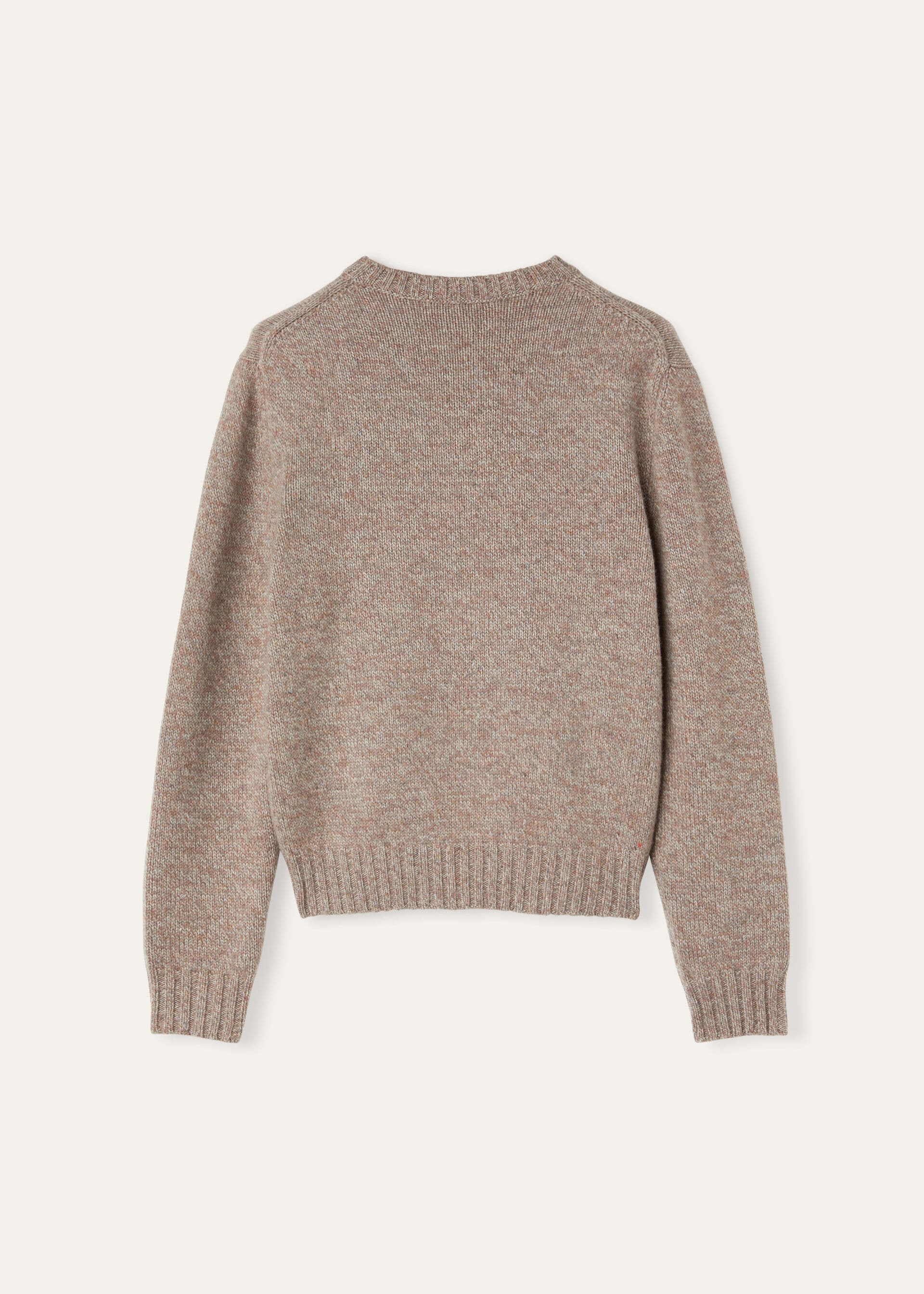 Loro Crewneck - GRAIN BROWN-RED SAND-PURE DUNES