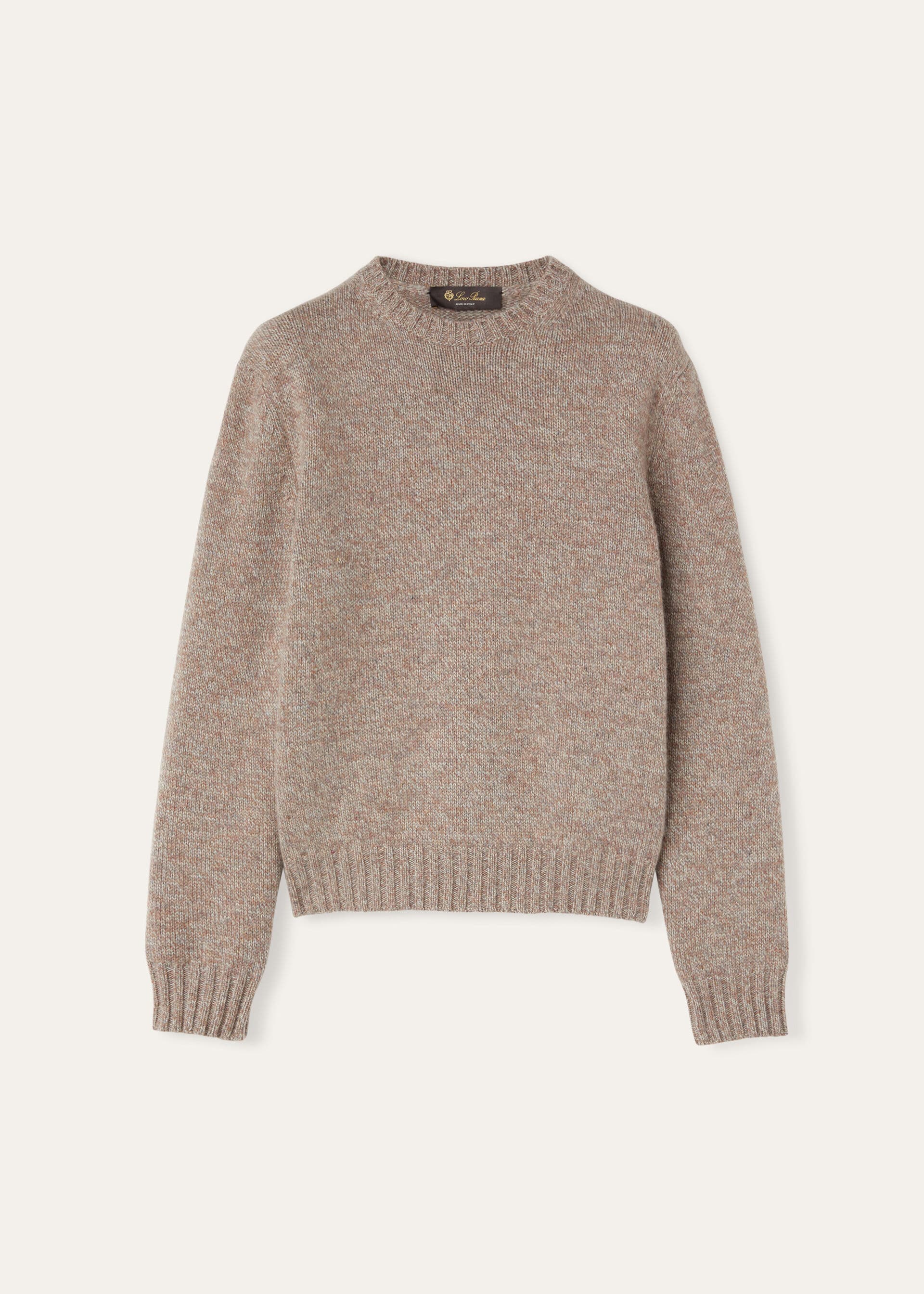 Loro Crewneck - GRAIN BROWN-RED SAND-PURE DUNES