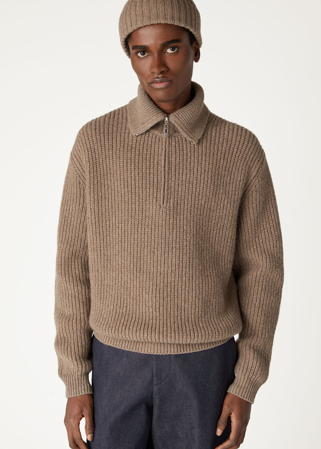 Loro Sweater - Grain Brown Melange