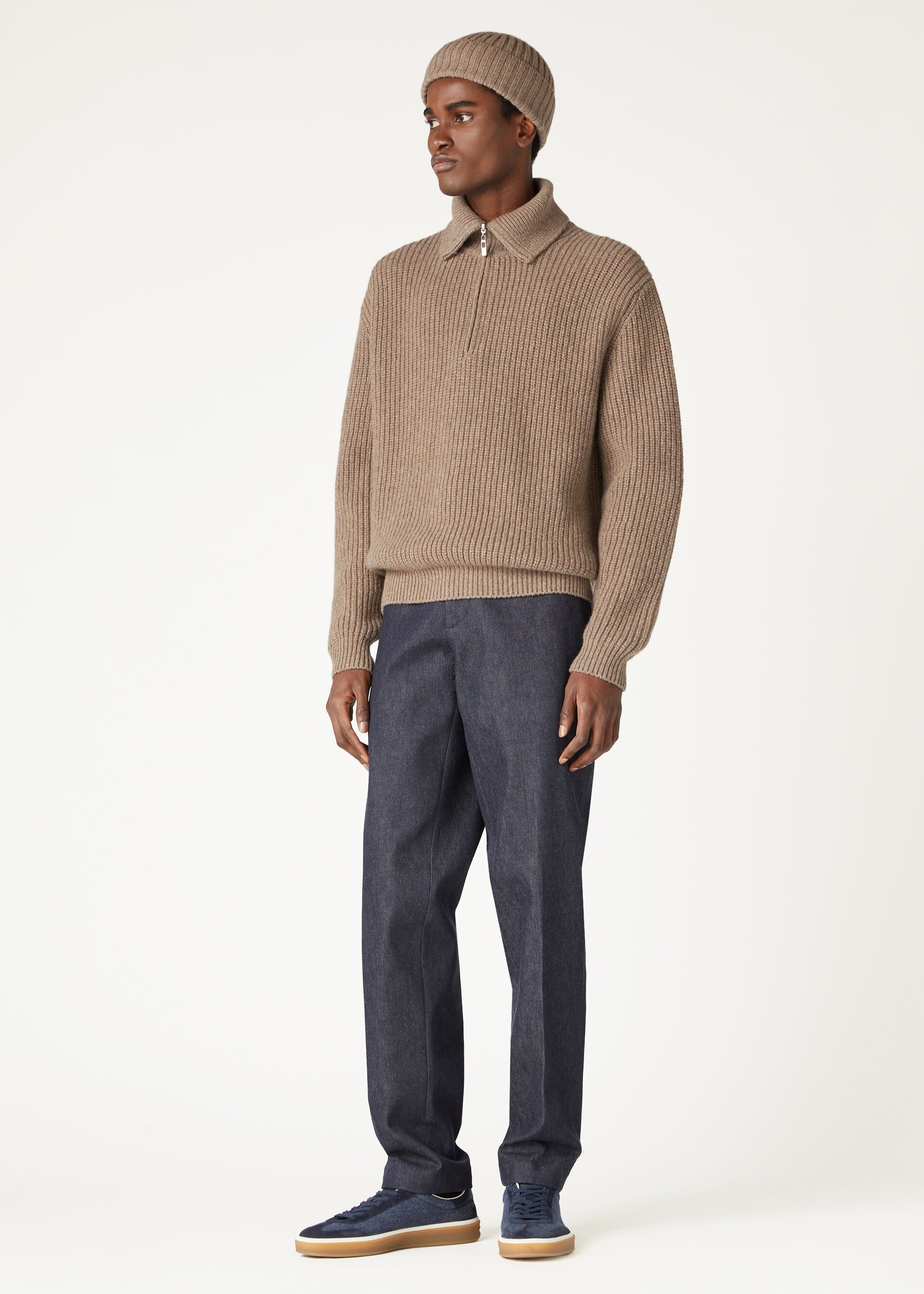 Loro Sweater - Grain Brown Melange