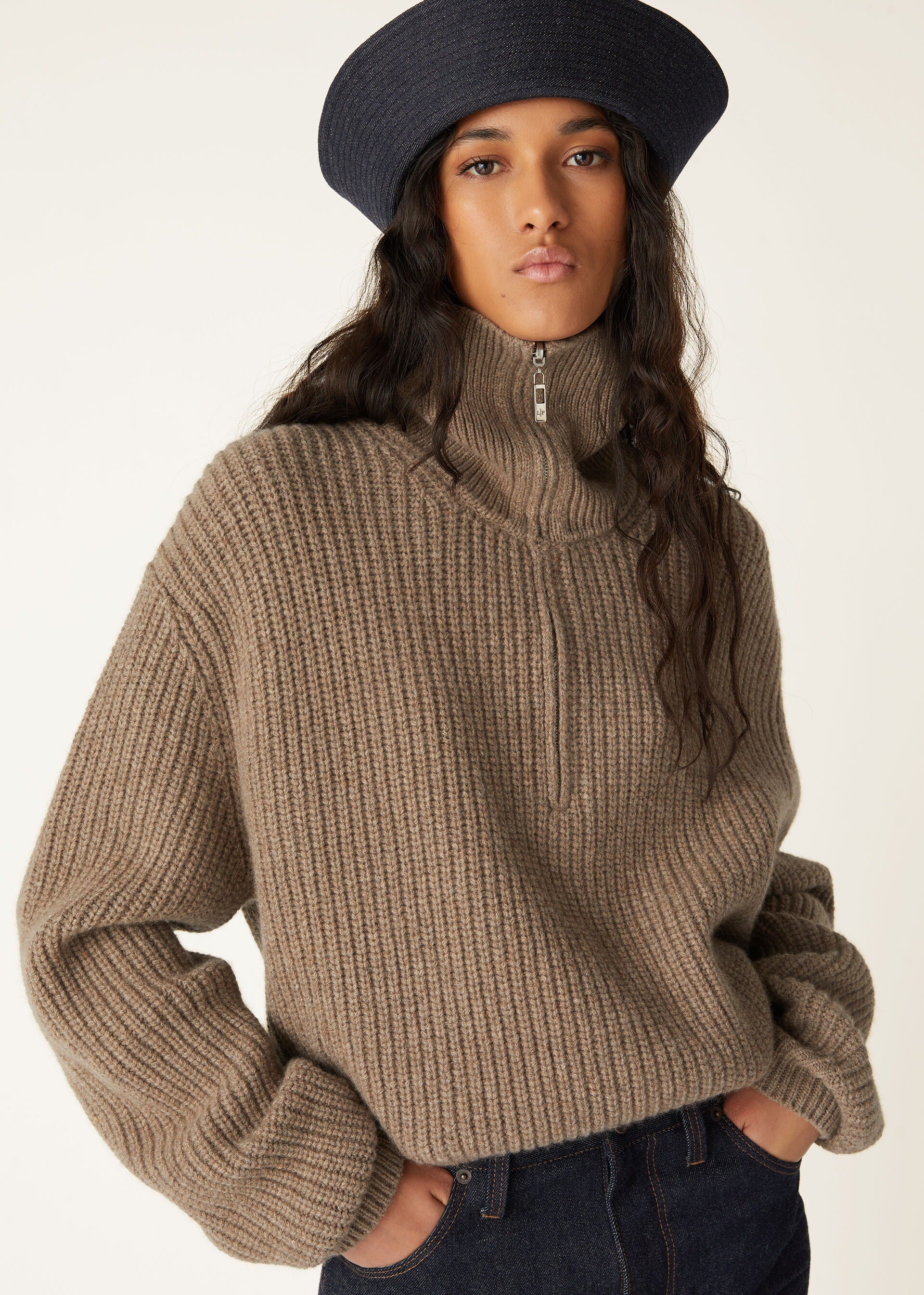 Loro Sweater - Grain Brown Melange