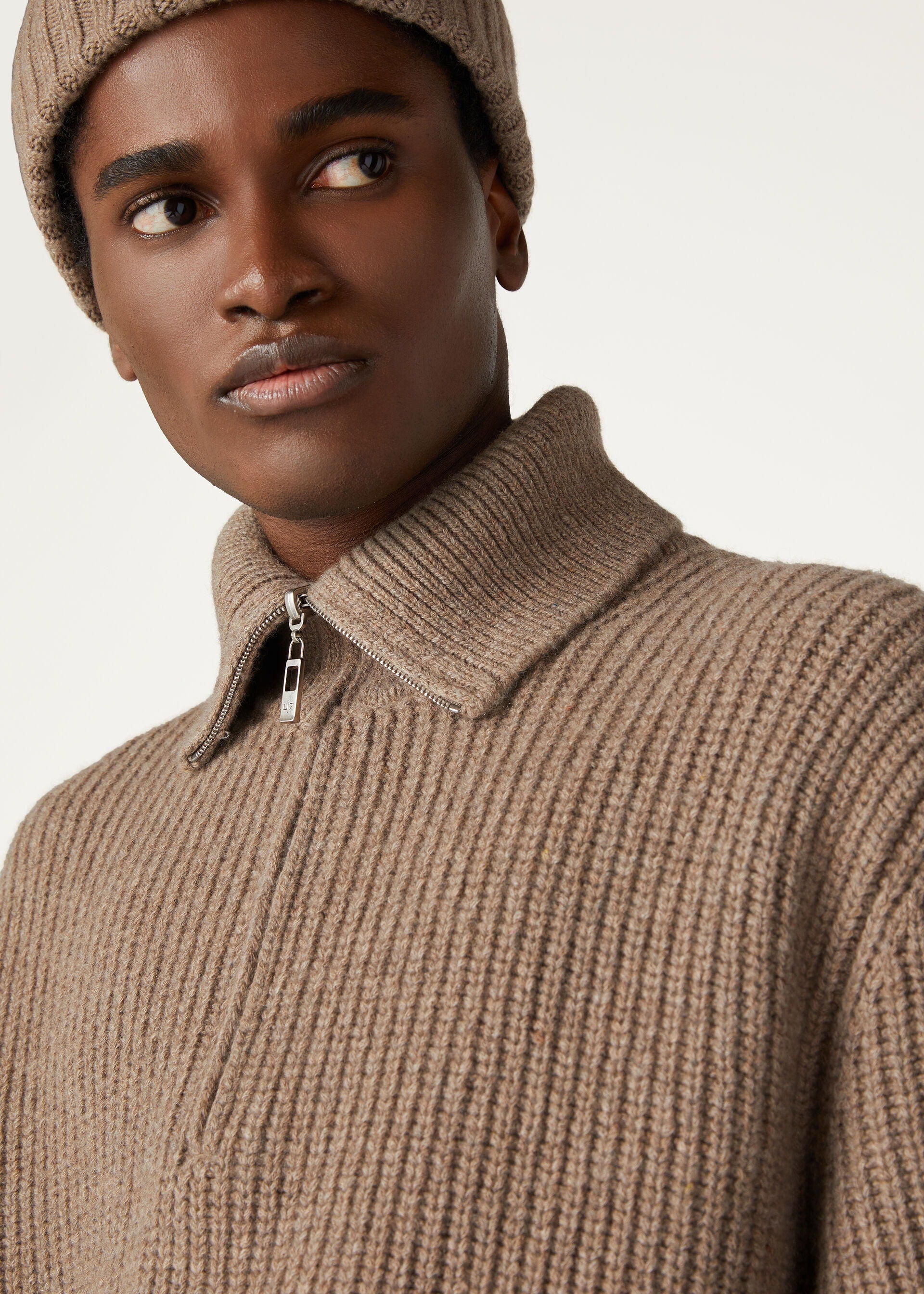 Loro Sweater - Grain Brown Melange