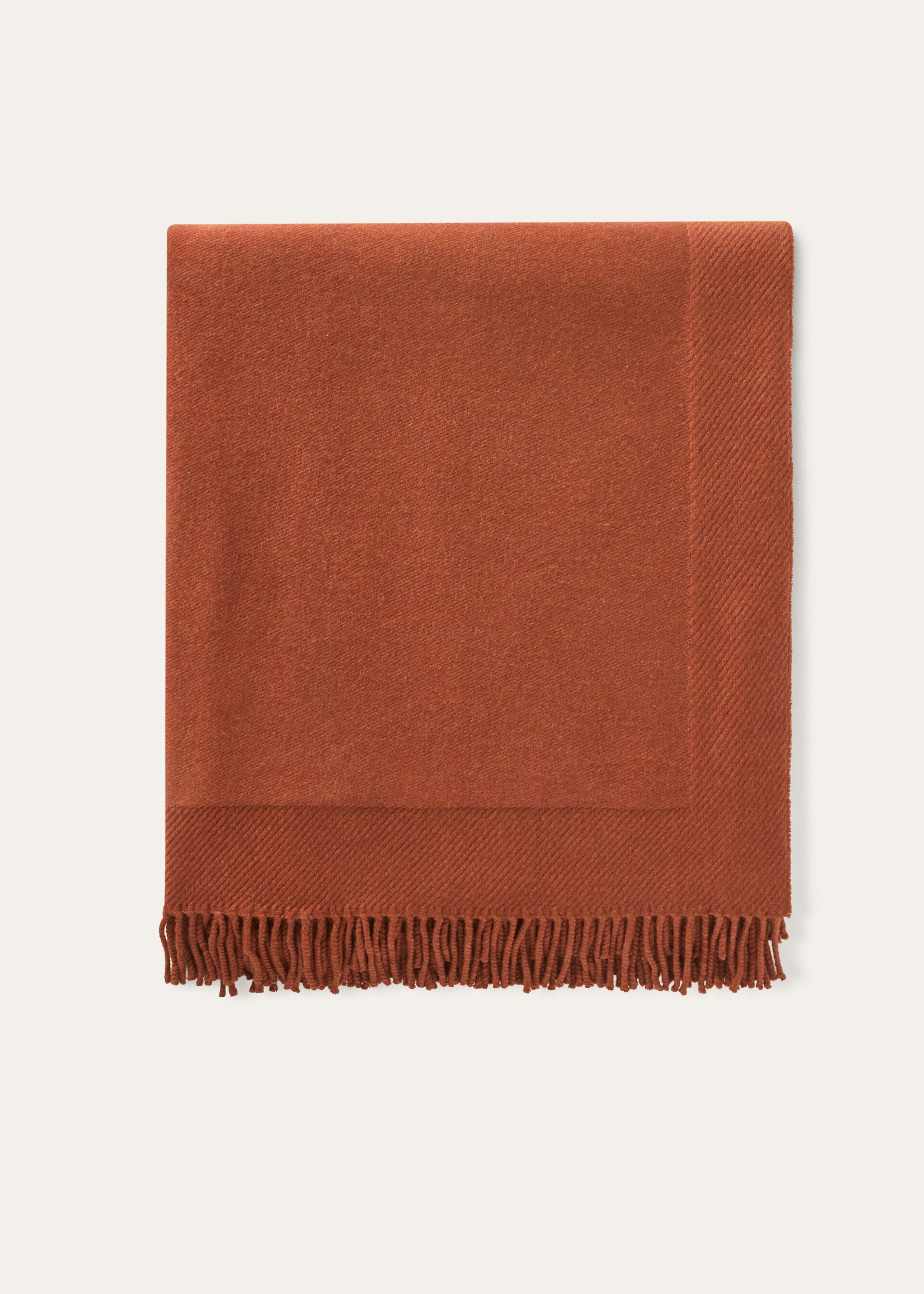 Crest Blanket - Nutmeg Melange
