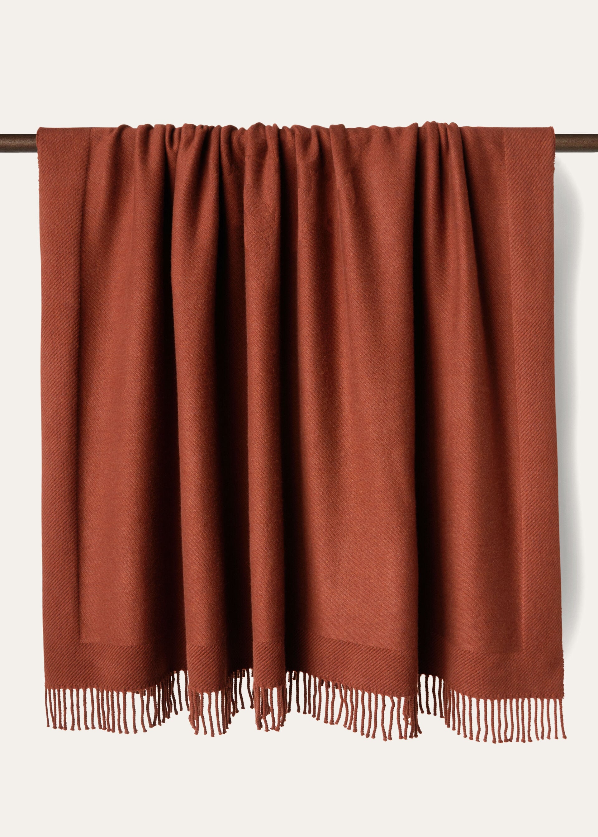 Crest Blanket - Nutmeg Melange