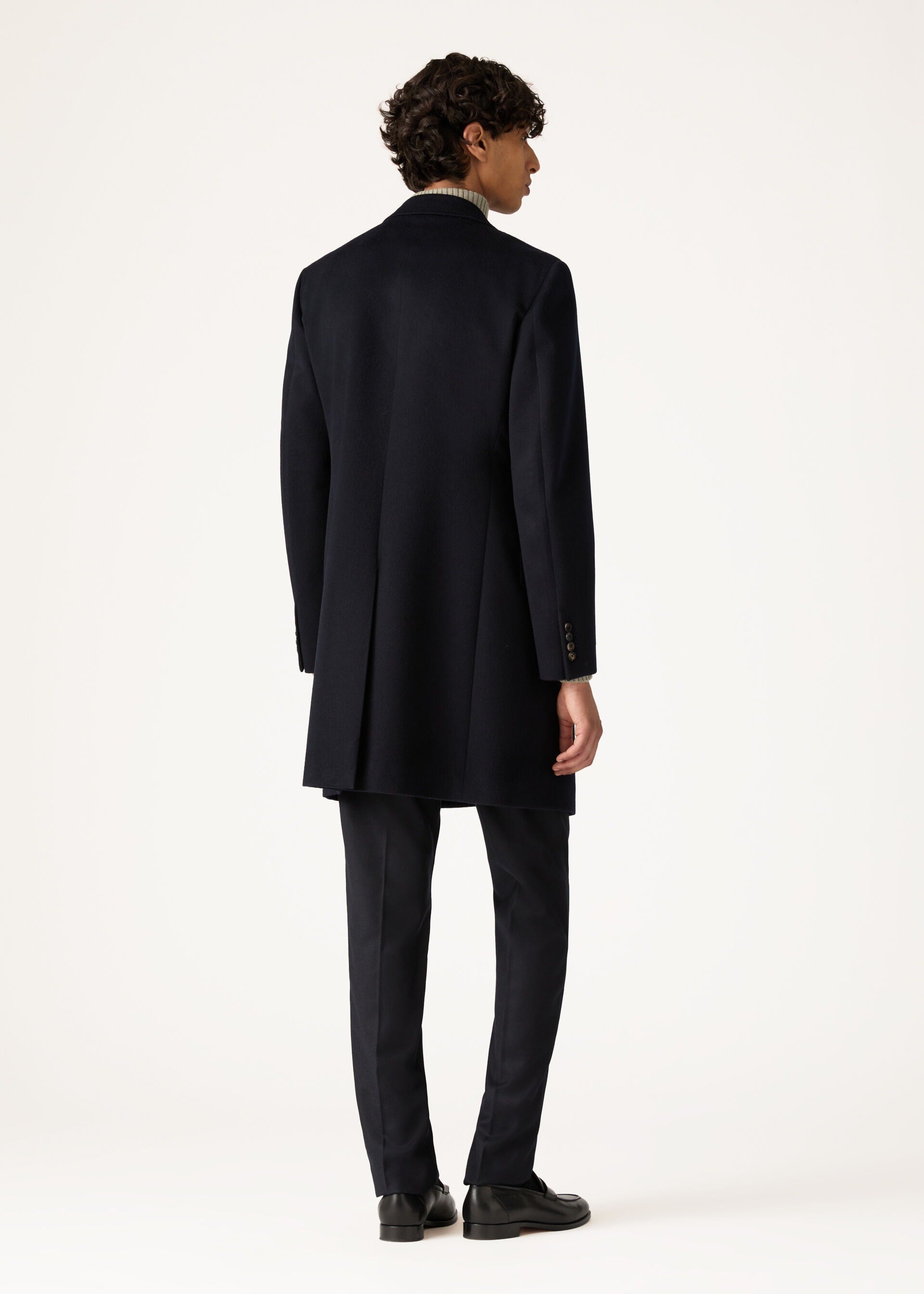 International Coat - Navy Blue