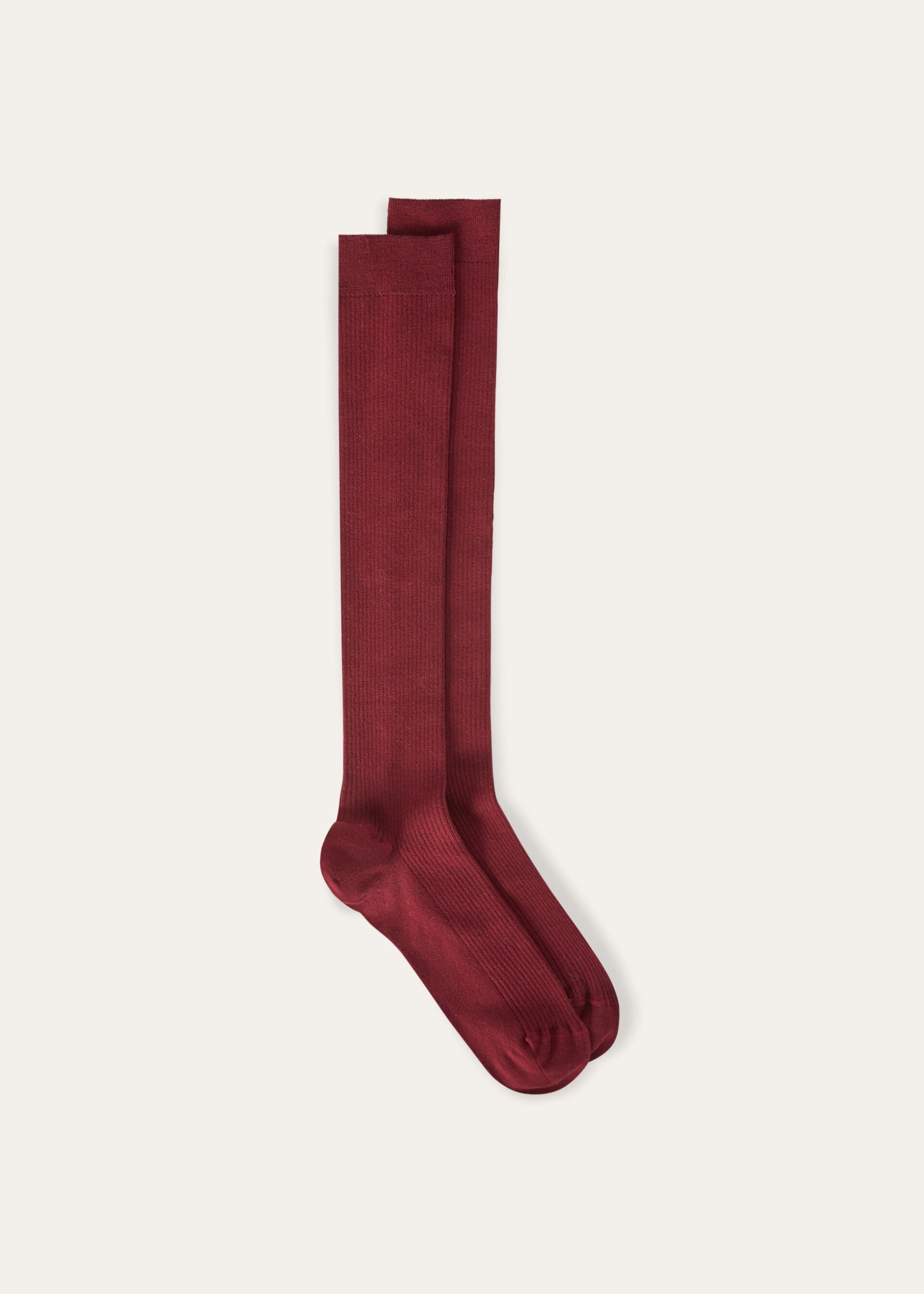 Wish Socks - Solid-Colored Tibetan Red