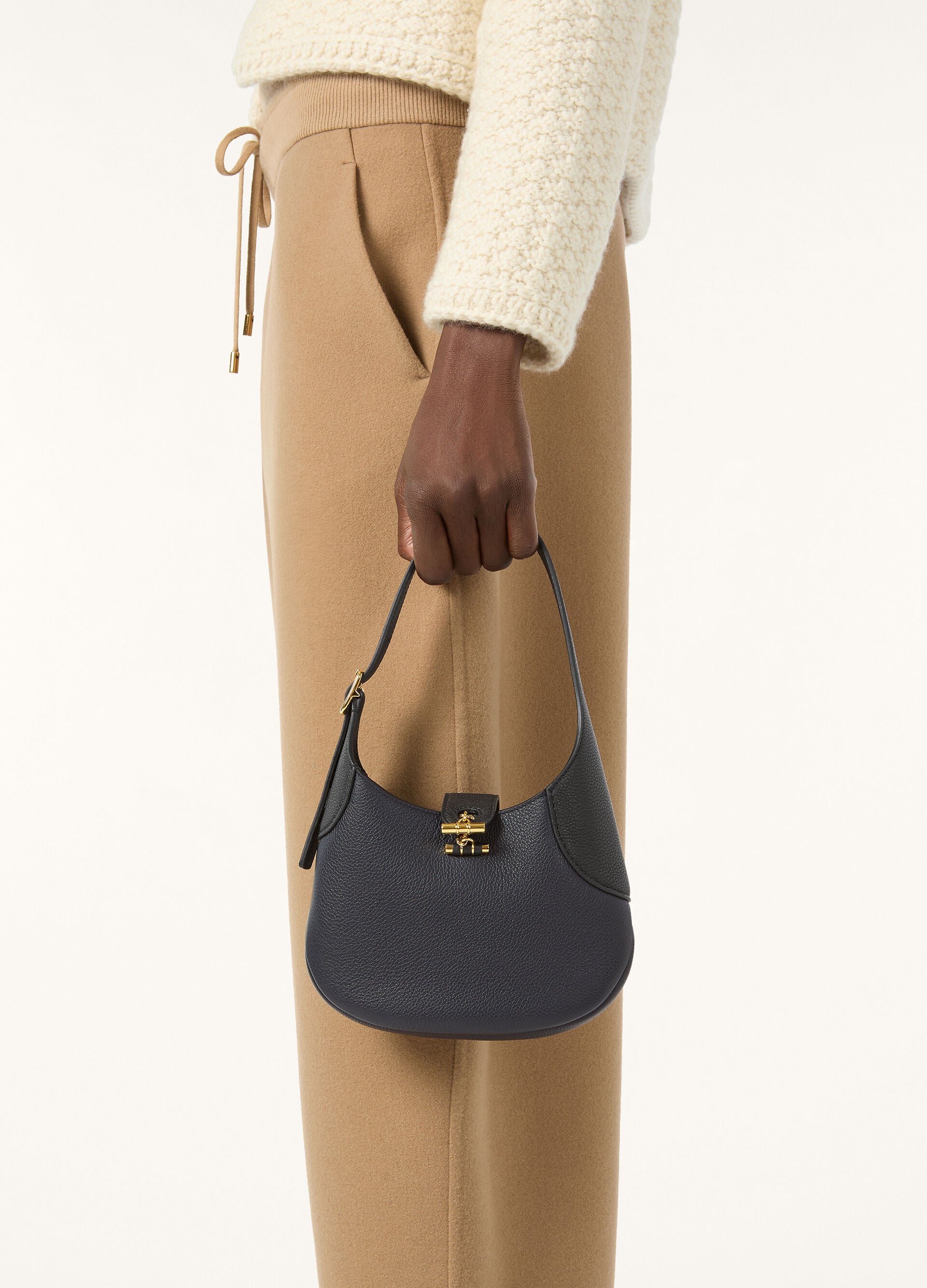 Mini Bobbin Bag - Blue Navy/Black/Sun Gold