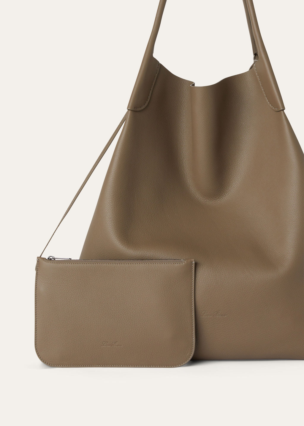 Extra Large Bale Hobo bag - Warm Mastic/Onyx