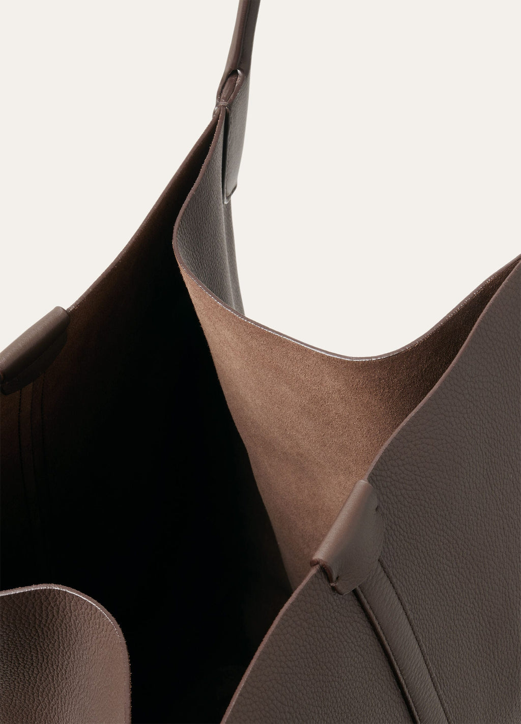 Extra Large Bale Hobo bag - Dark Chocolate Licorice/Onyx