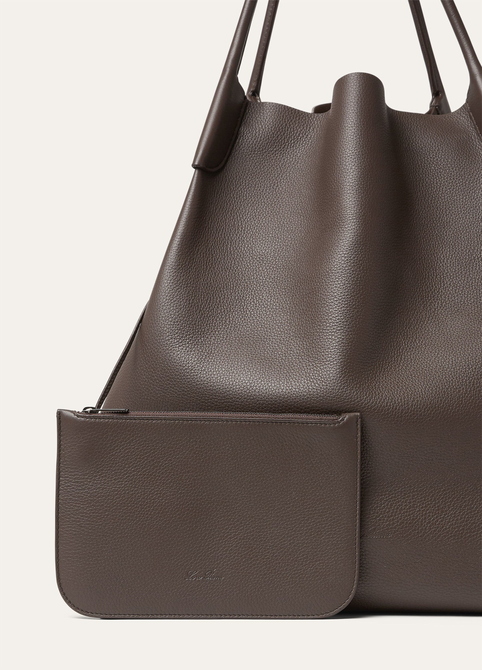 Extra Large Bale Hobo bag - Dark Chocolate Licorice/Onyx