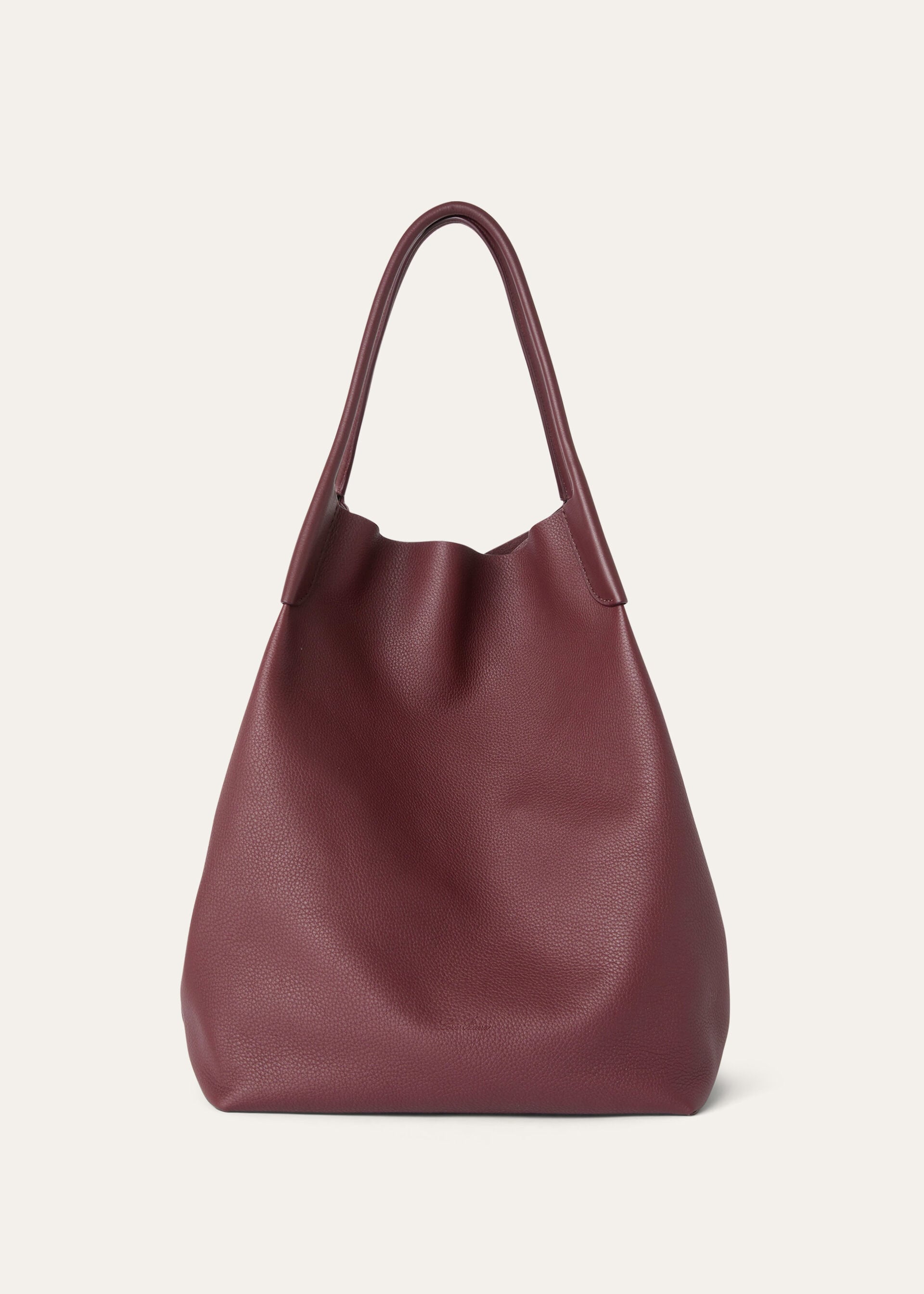 Extra Large Bale Hobo bag - Azuki Beans/Onyx
