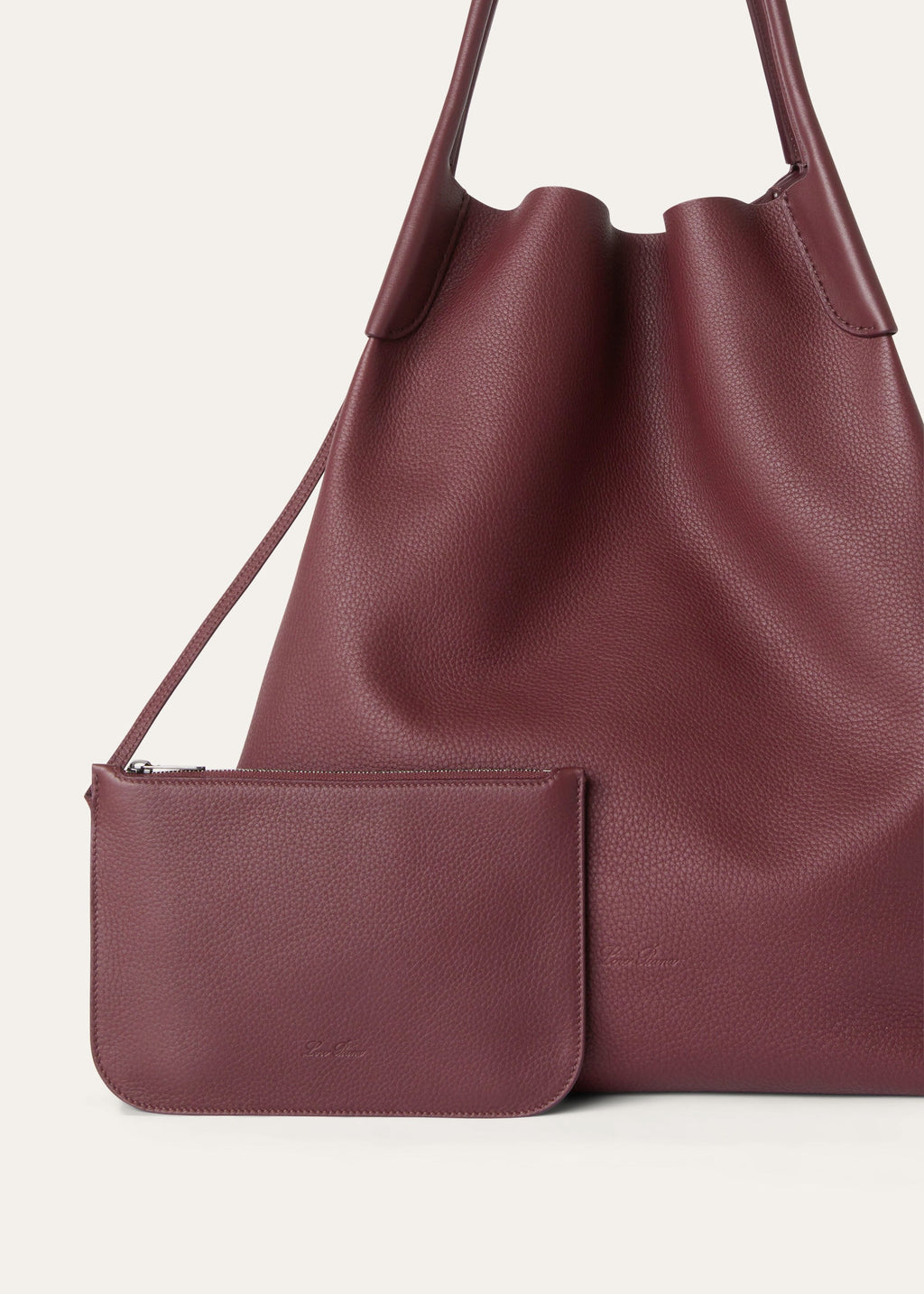 Extra Large Bale Hobo bag - Azuki Beans/Onyx