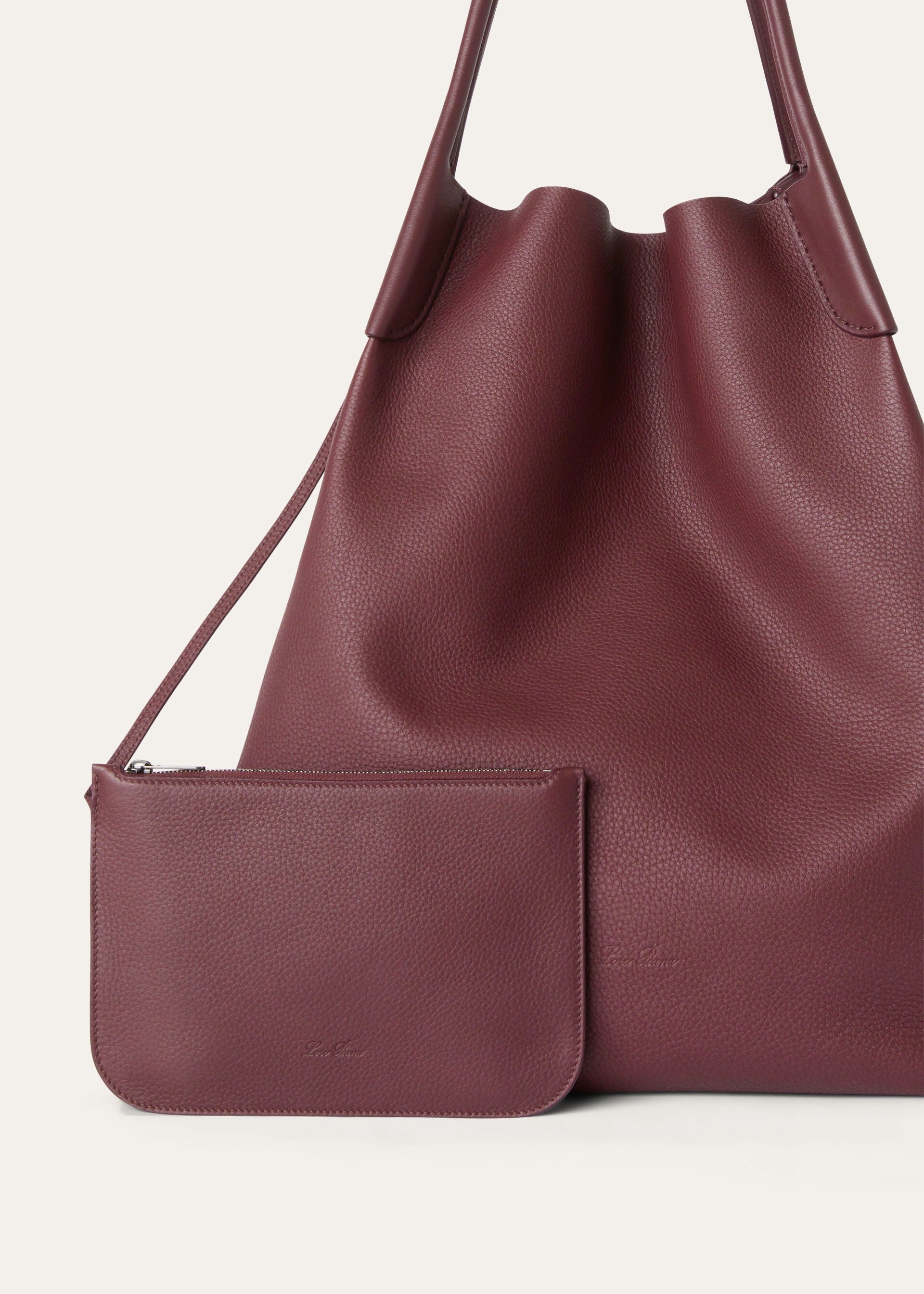 Extra Large Bale Hobo bag - Azuki Beans/Onyx